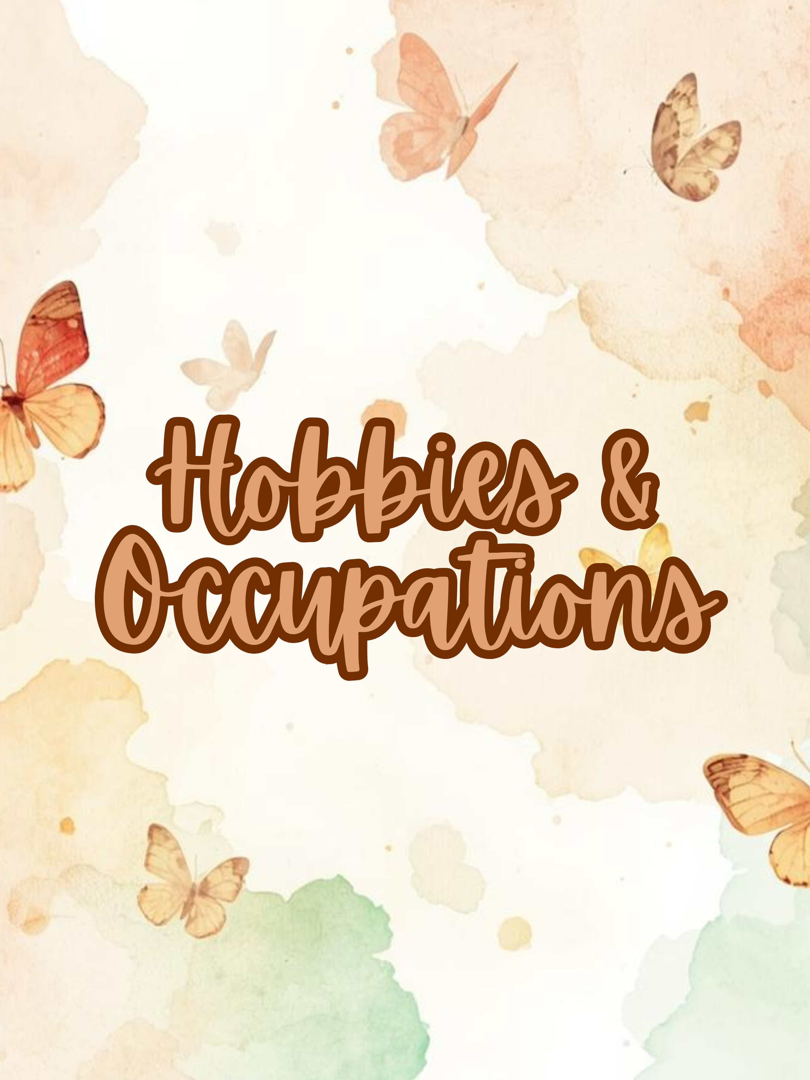 Hobbies & Occupations