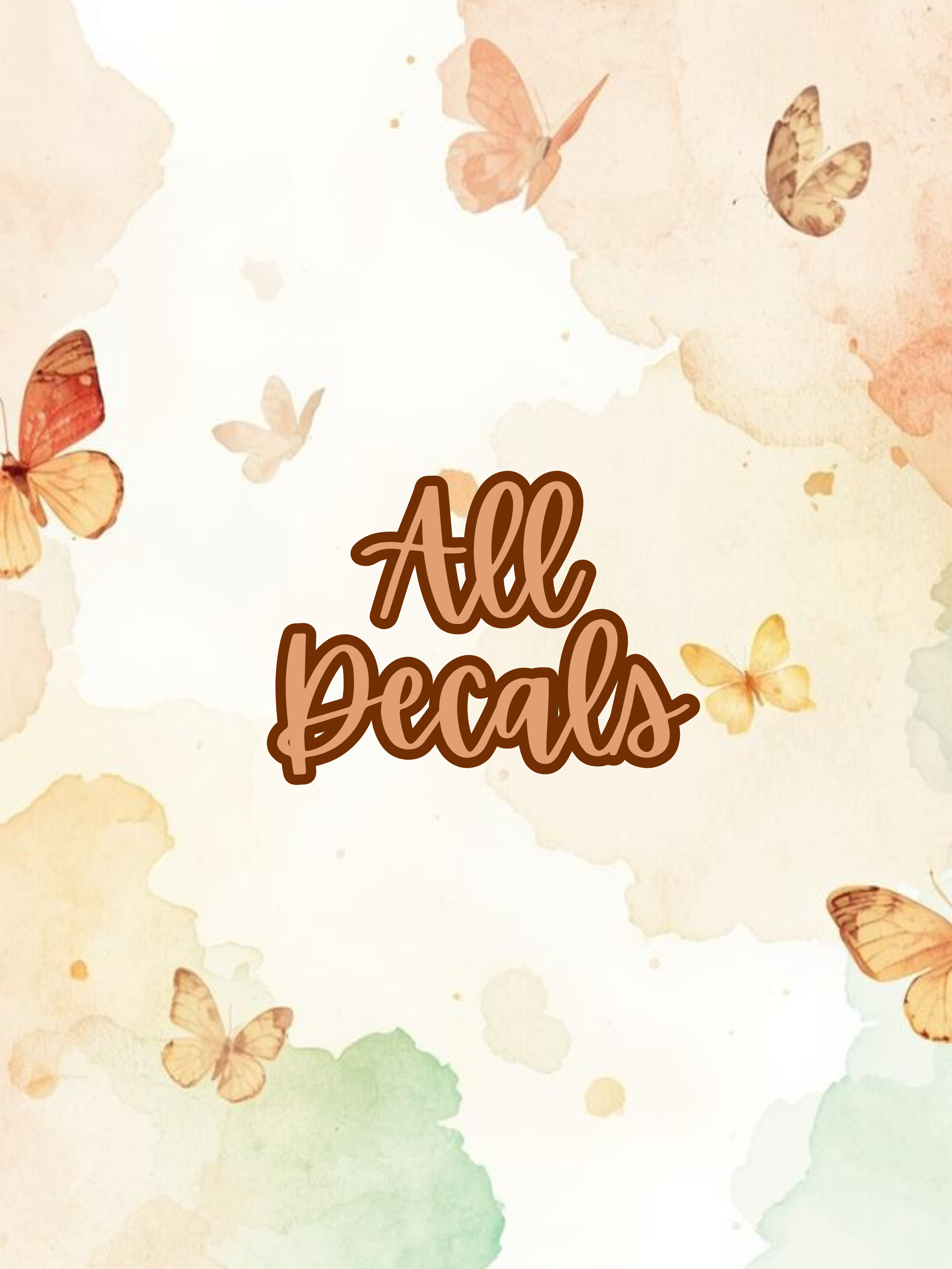 3oz Mini Tumbler Decals