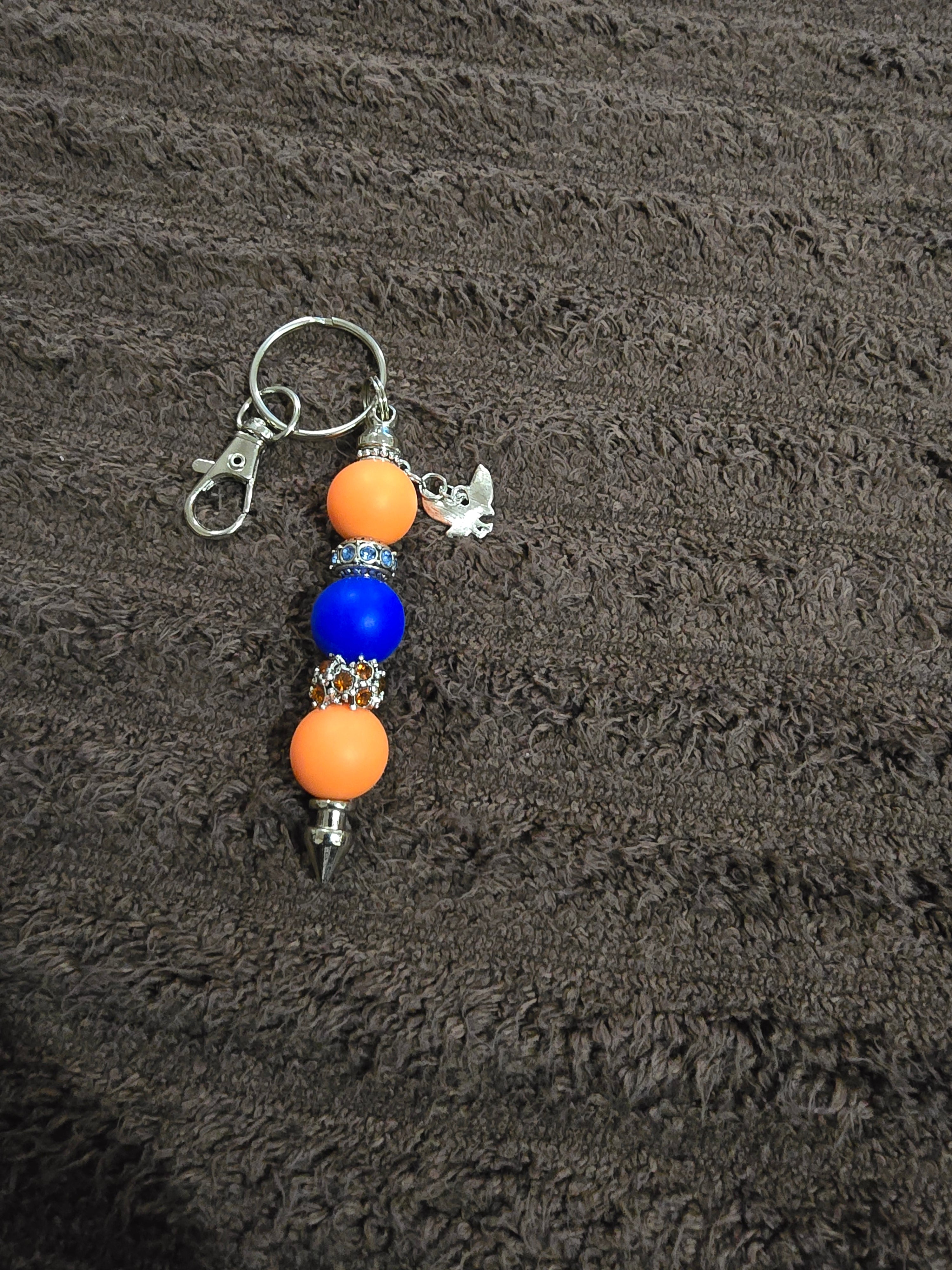 #12 Beaded "Eagles Crown" Key Chain