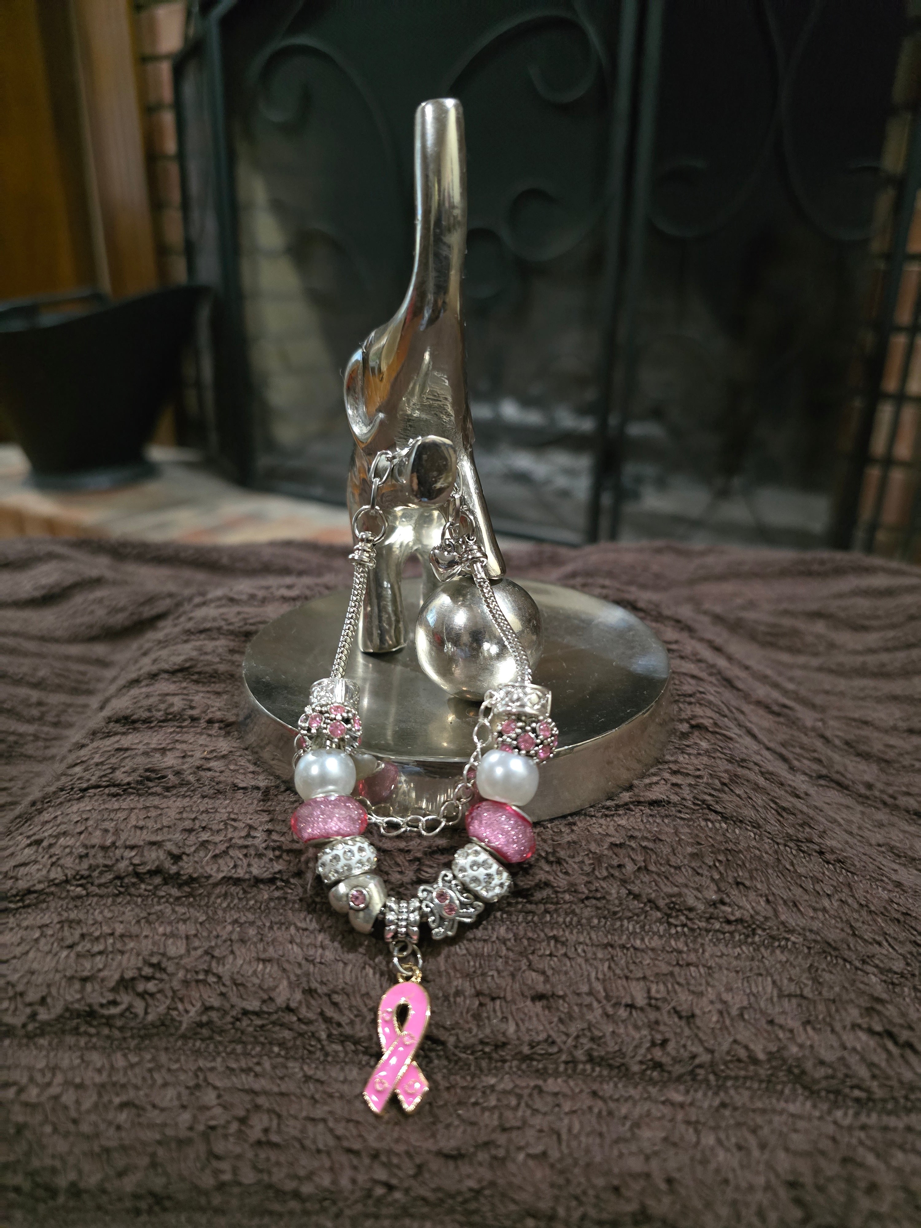 #16 Beaded "Close to My Heart" Snake Chain Bracelet
