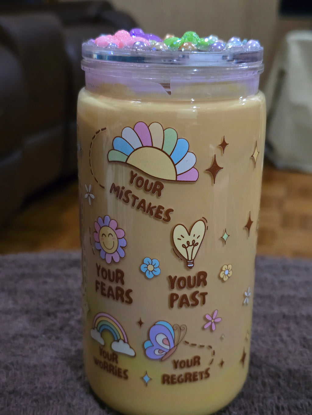 16oz Acrylic God is Much Bigger Than Milky Tumbler