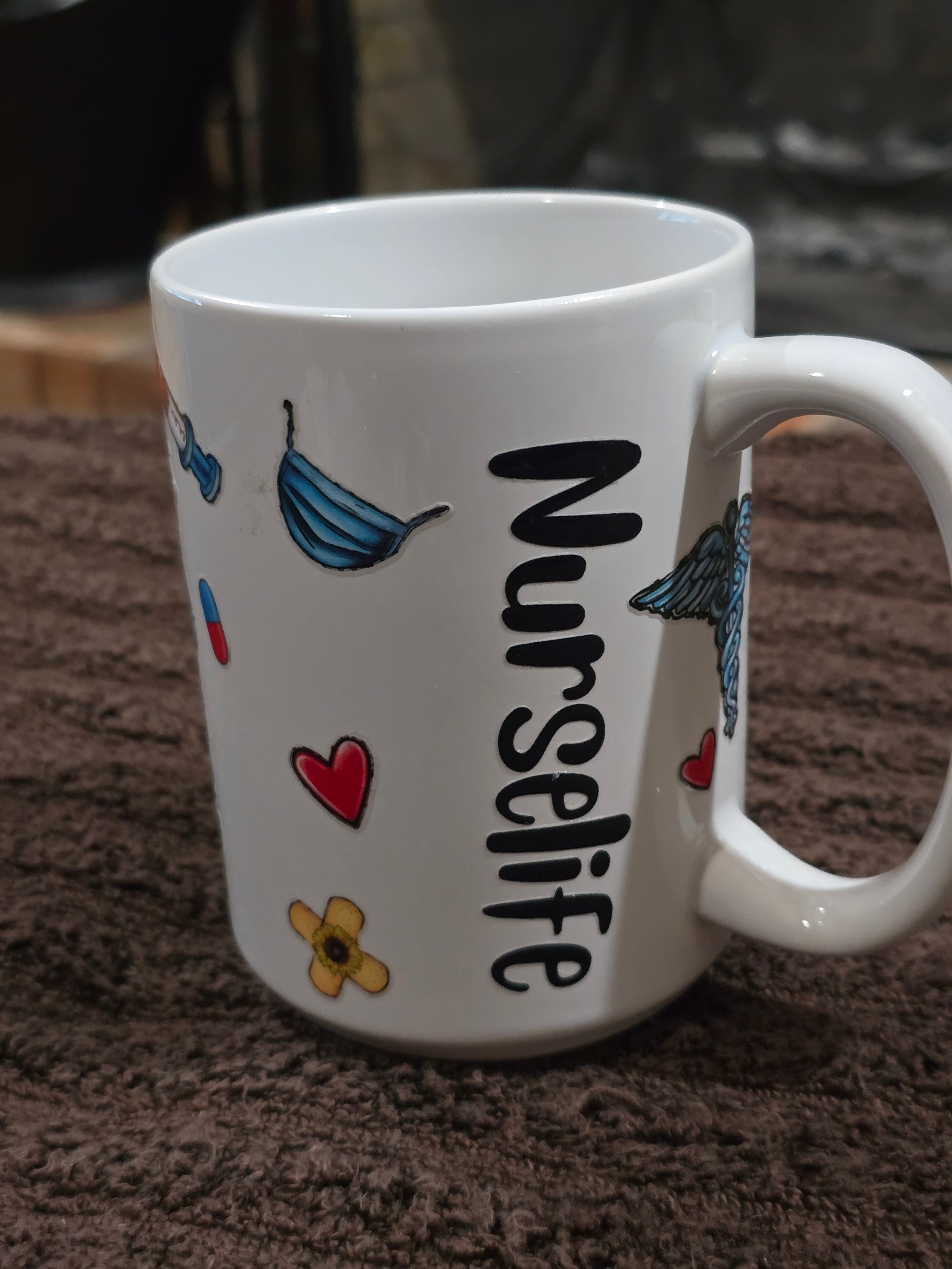 15oz "Nurse Life" Ceramic Mug