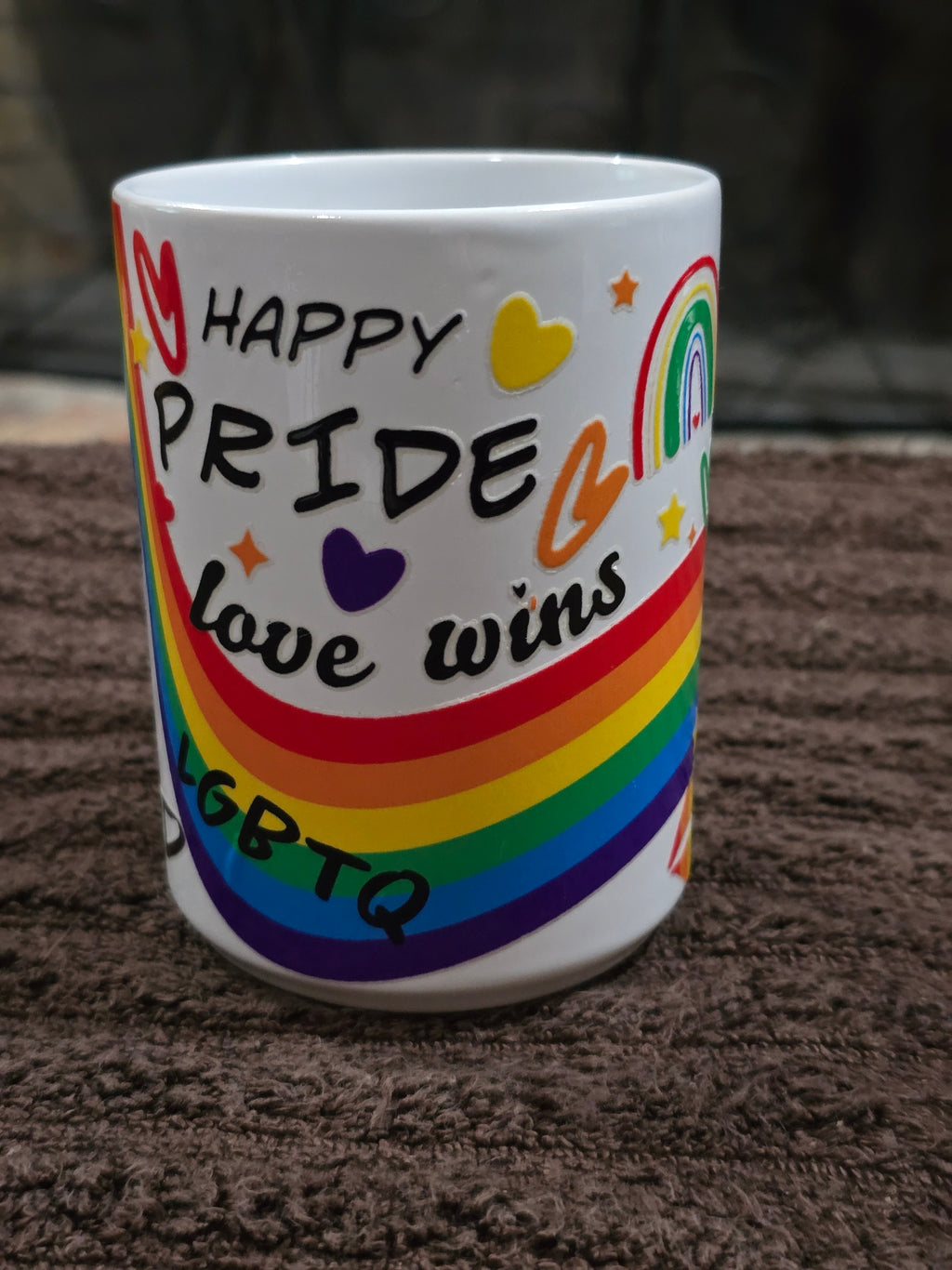 15oz "Rainbow Pride" Ceramic mug
