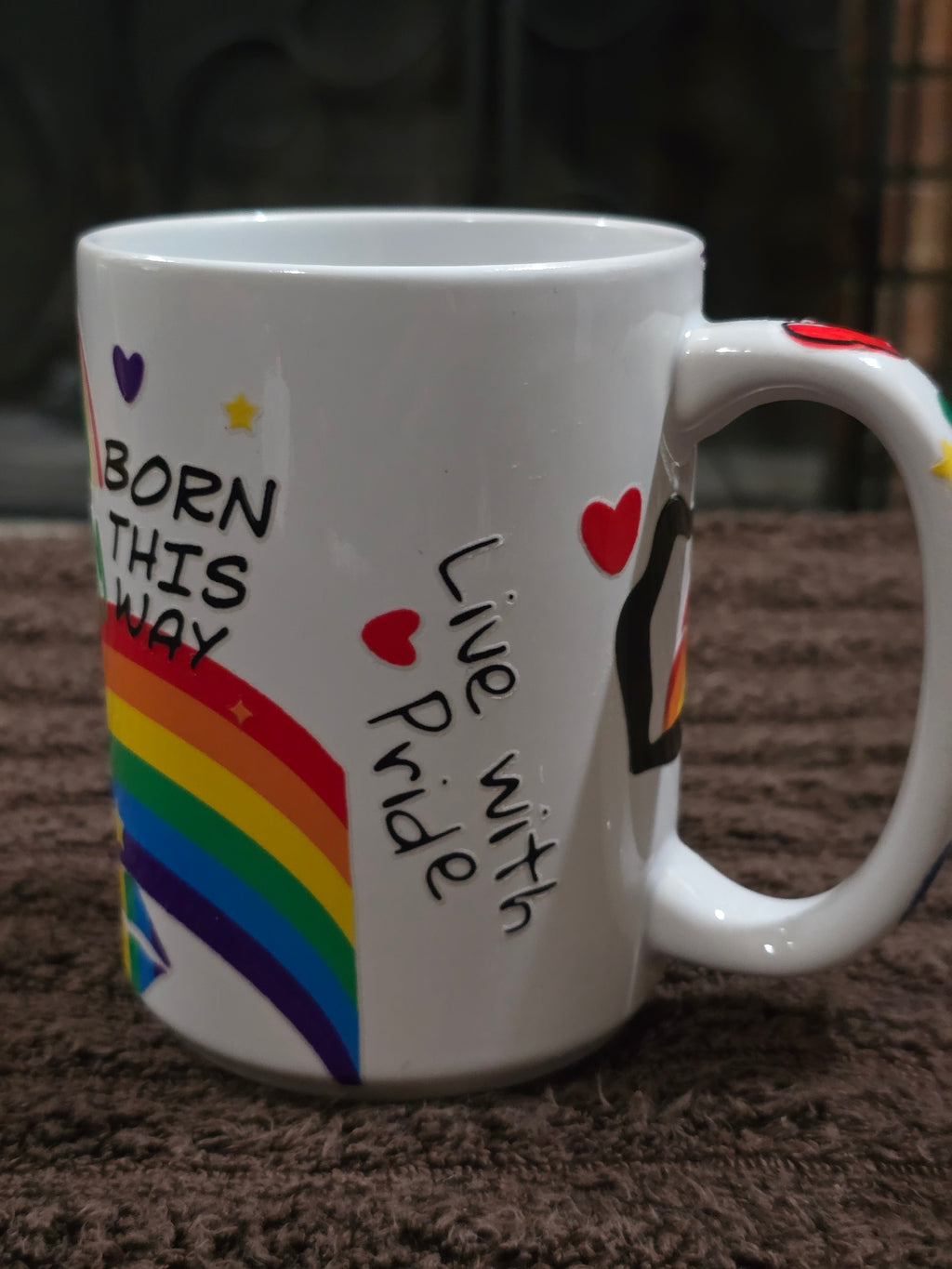 15oz "Rainbow Pride" Ceramic mug