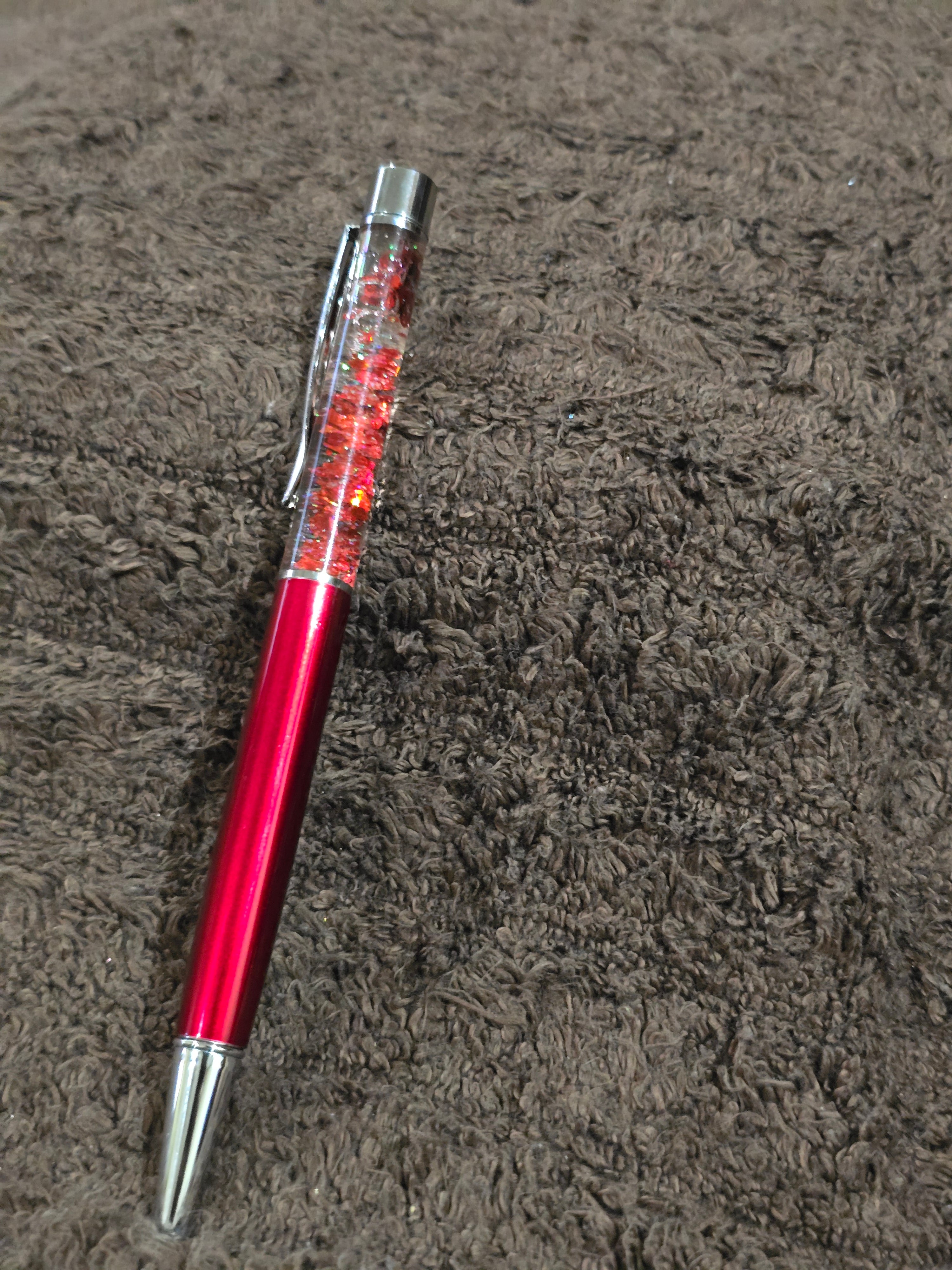 #03 "Sparkling Red" Snow Globe Ink Pen