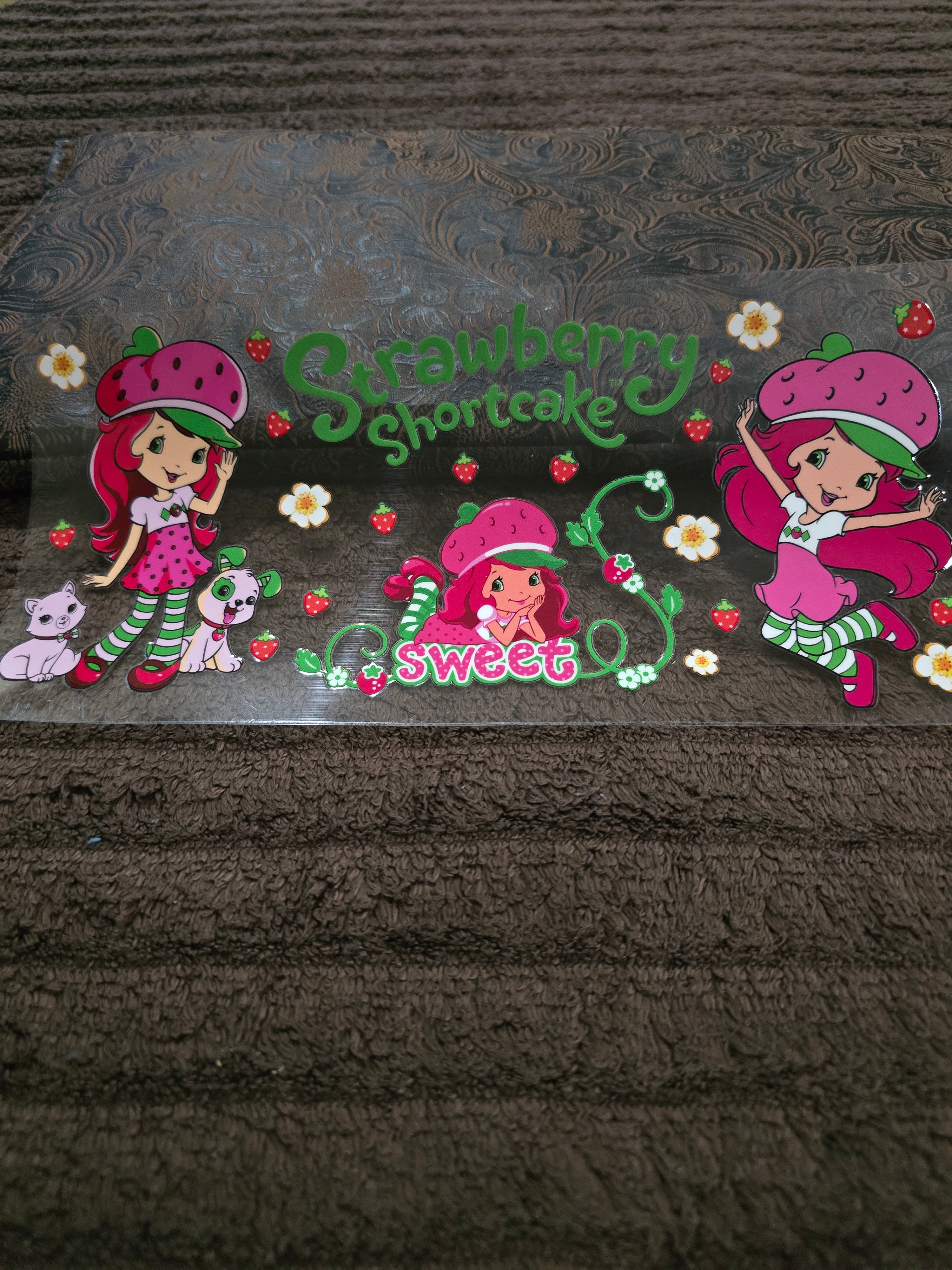 #04 "🍓 Strawberry Girl & Friends UVDTF Decal" UVDTF Decal
