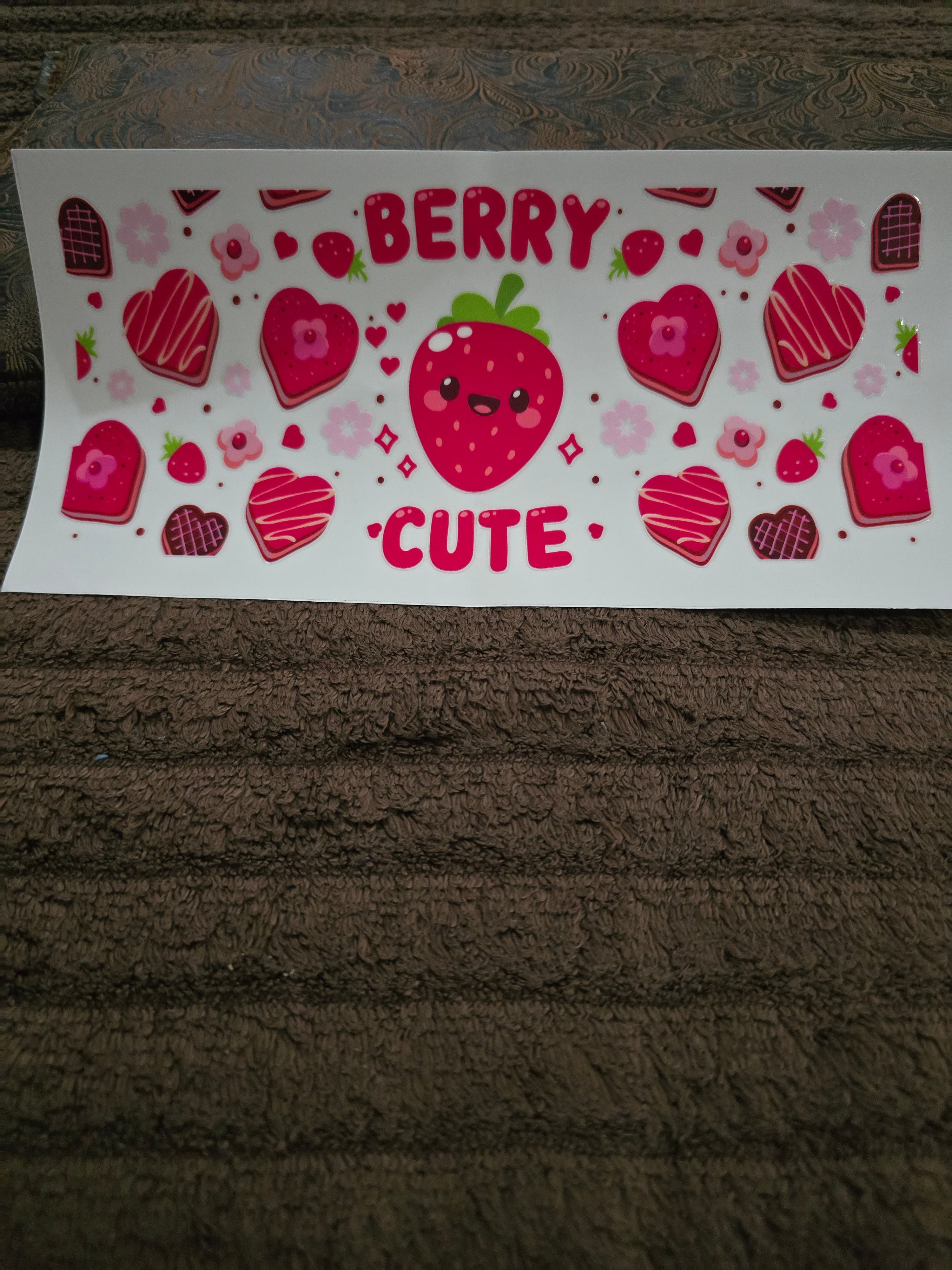 #06 "🍓 Berry Cute " UVDTF Decal