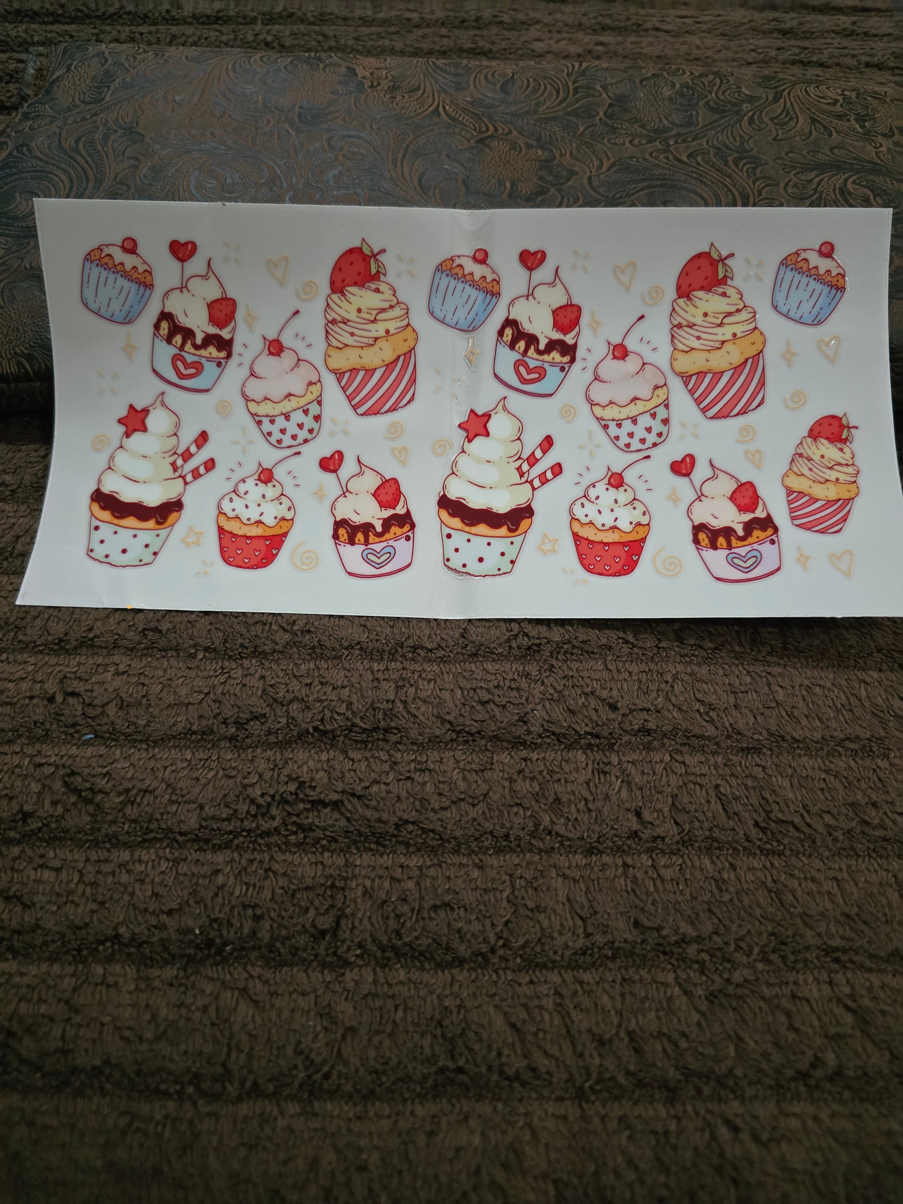 #13 "Cupcakes Galore" UVDTF Decal