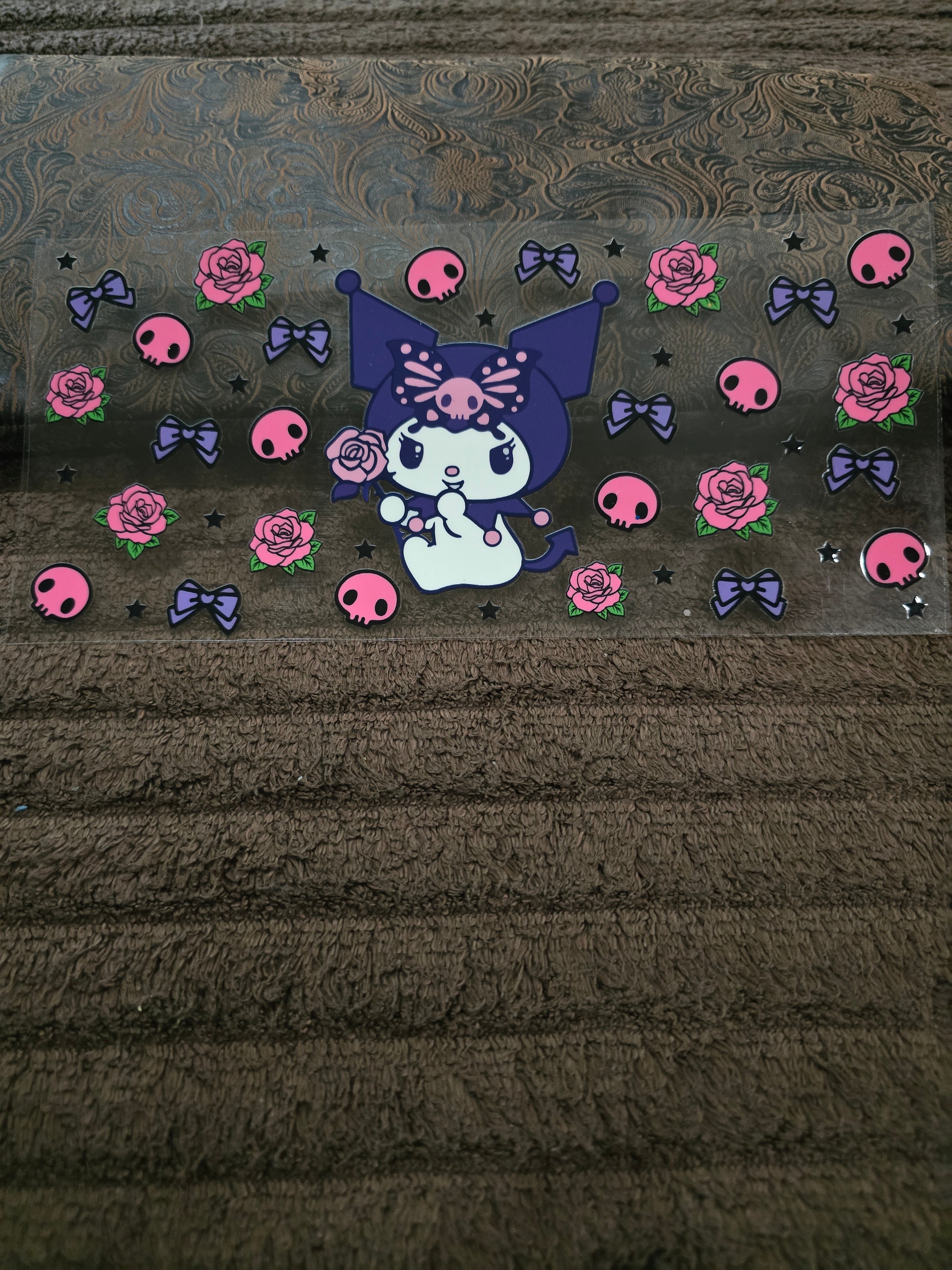 #21 "💀 Kuromi Gothic Rose" UVDTF Decal