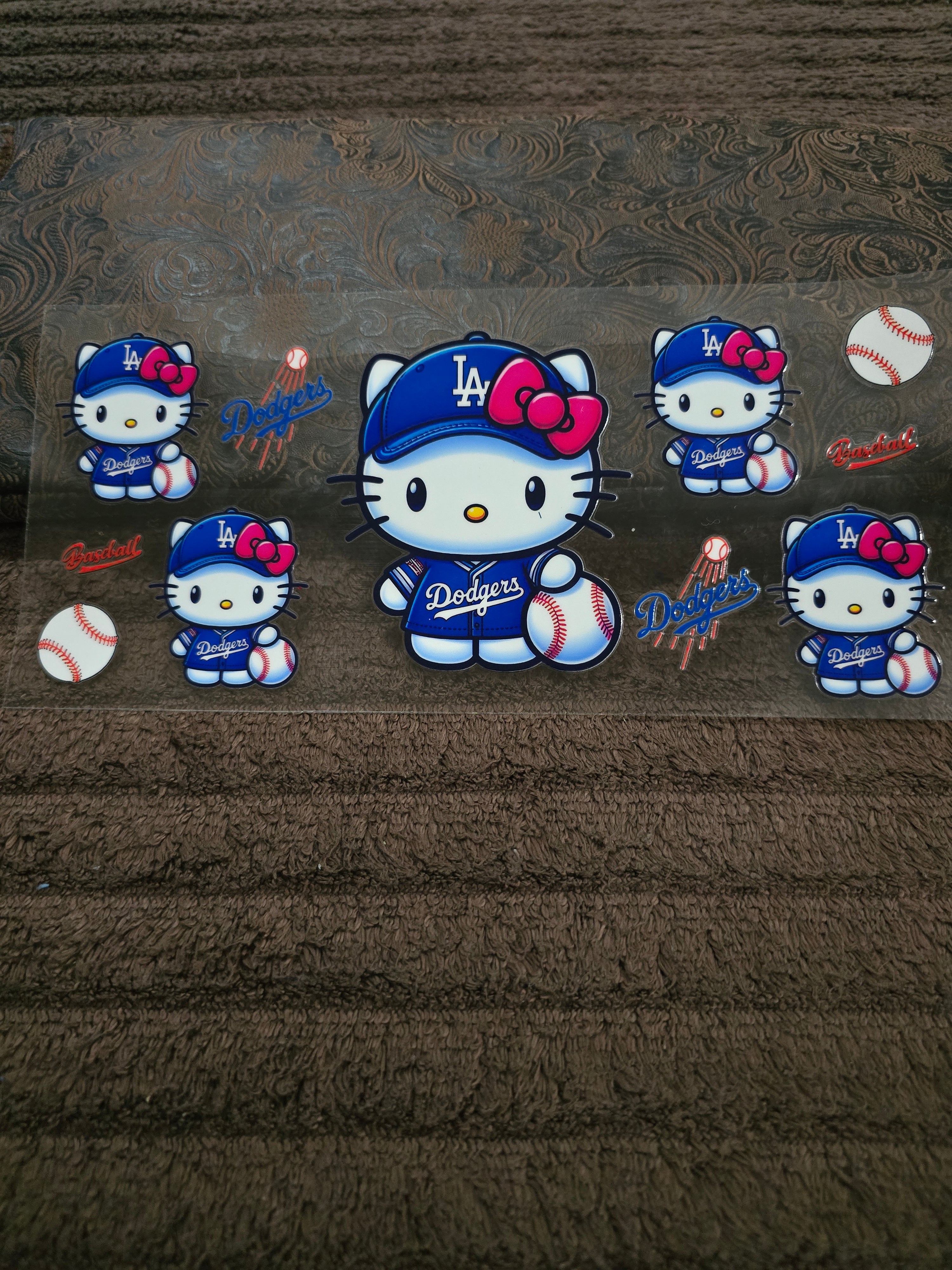#26 "LA Dodgers Kitty" UVDTF Decal