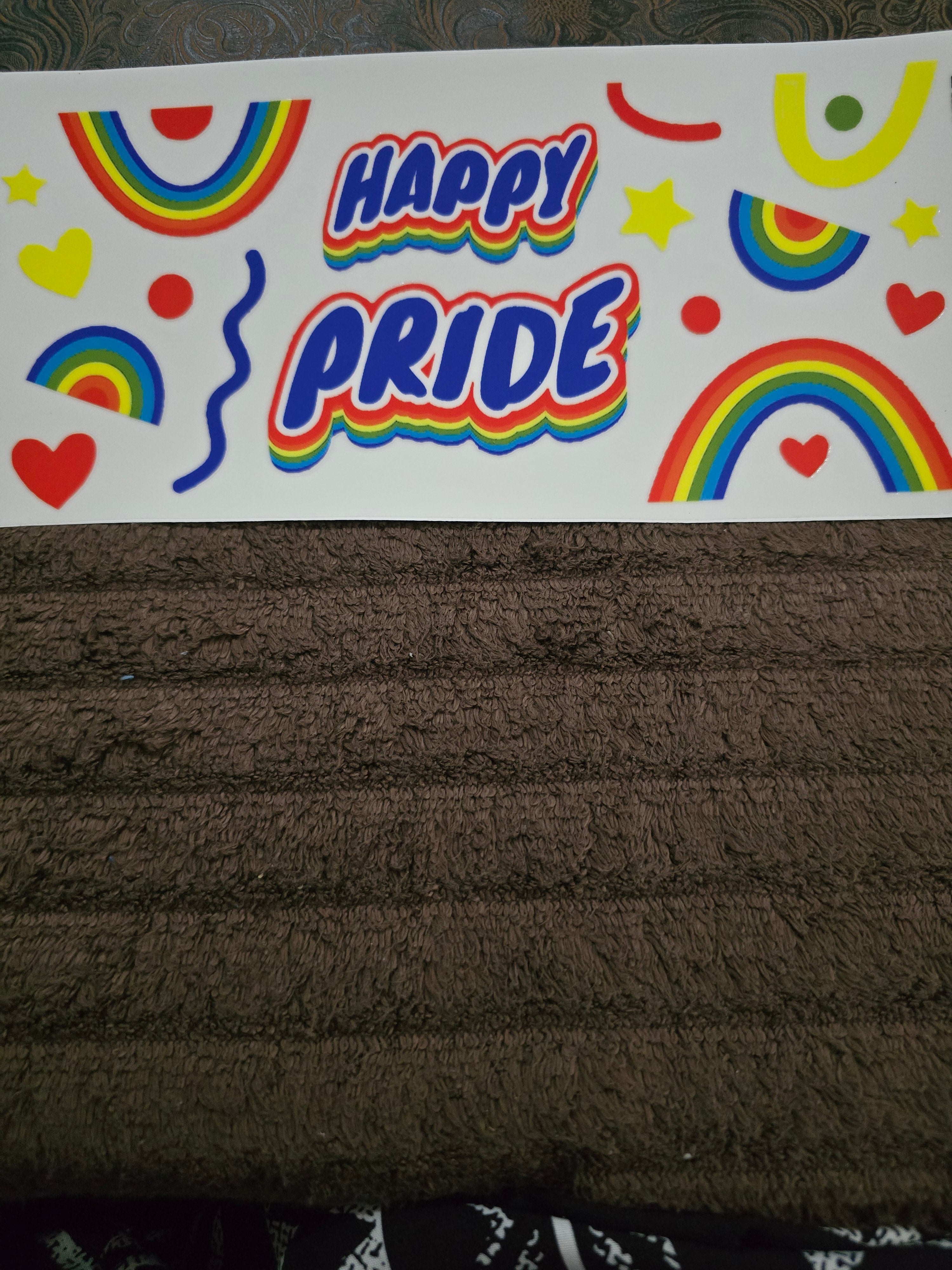 #85 "Happy Pride" UVDTF Decal