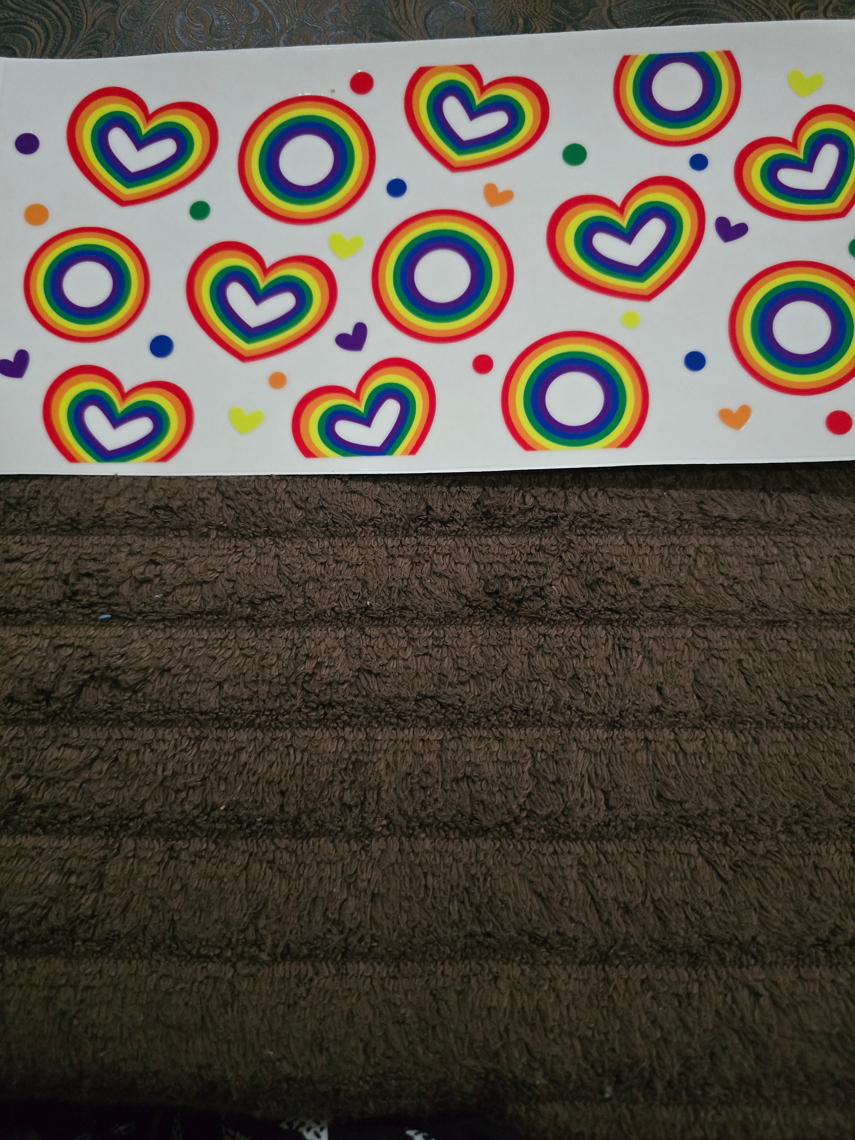 #86 "Heart Pride" UVDTF Decal