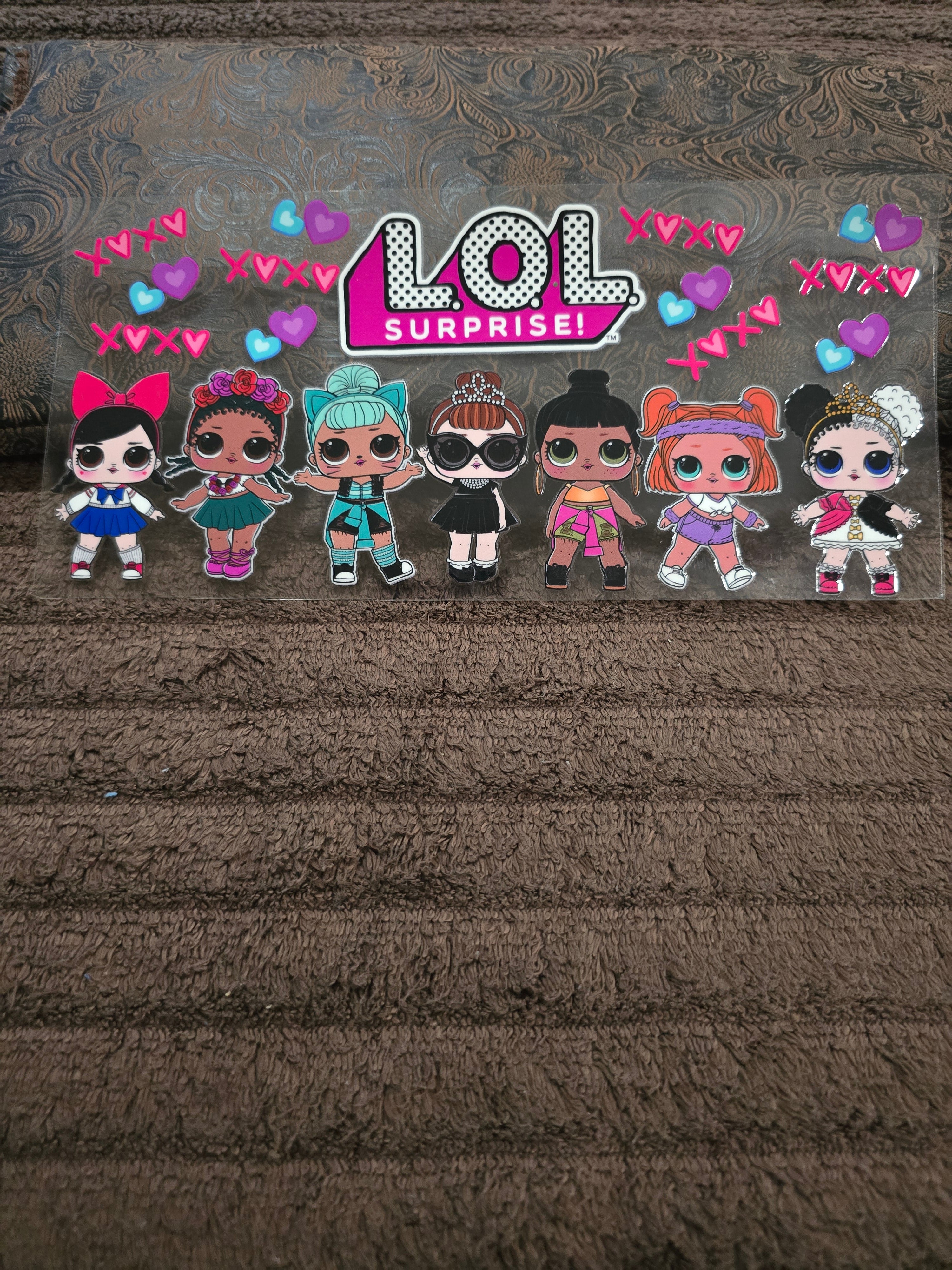 #116 "Cute Doll Squad Design" UVDTF Decal