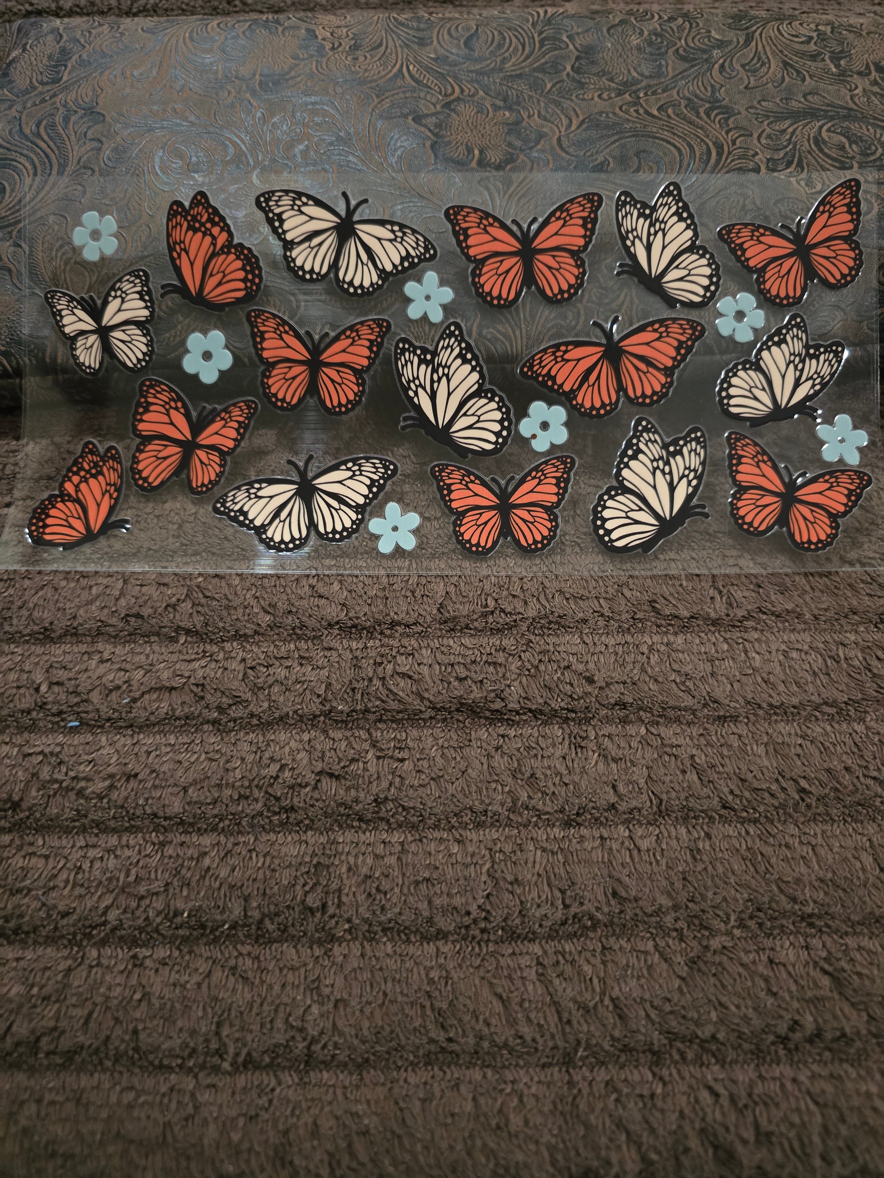 #155 "🦋 Butterfly Monarch Mix" UVDTF Decal