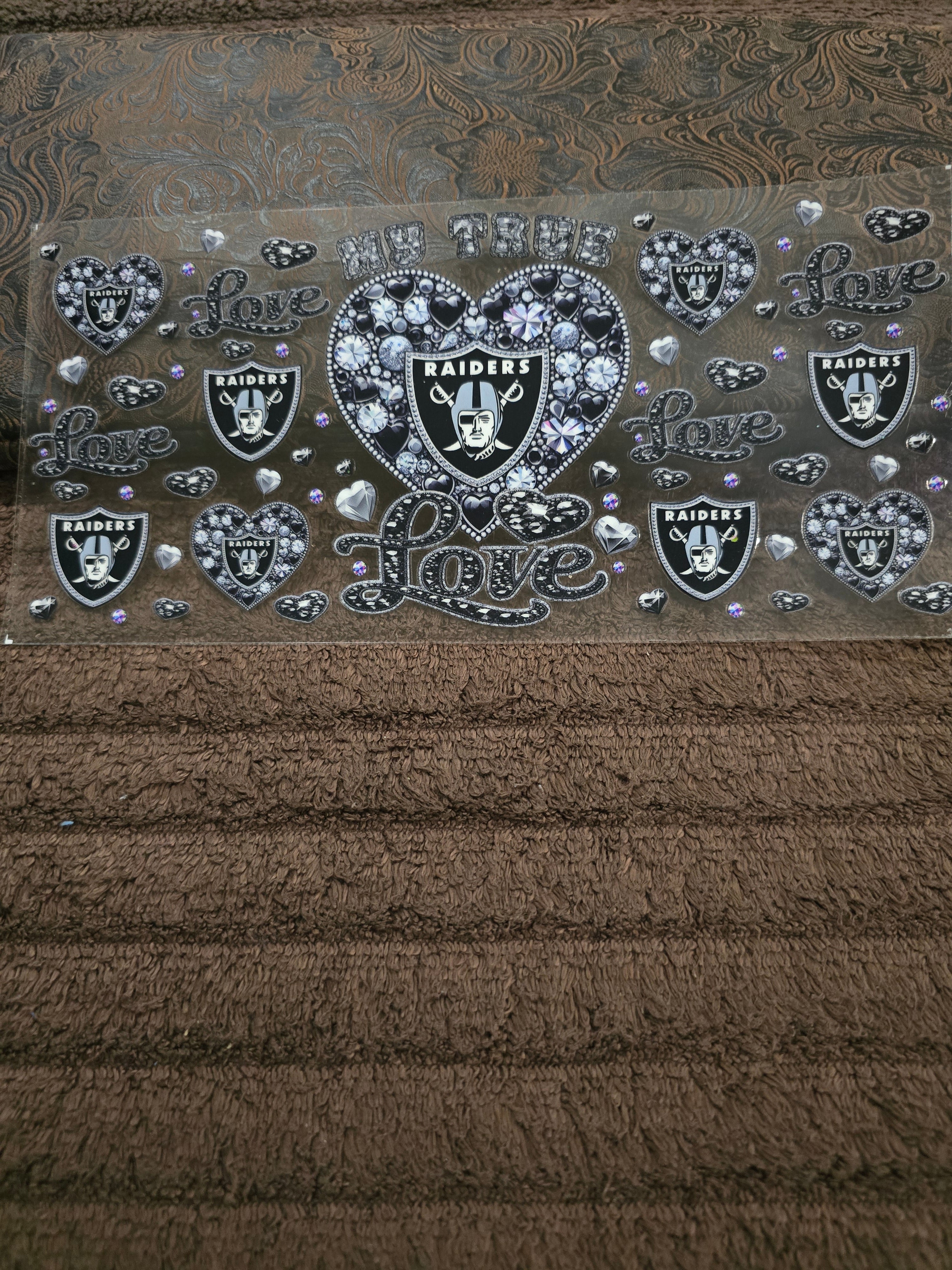 #160 Raiders “My True Love” UVDTF Decal