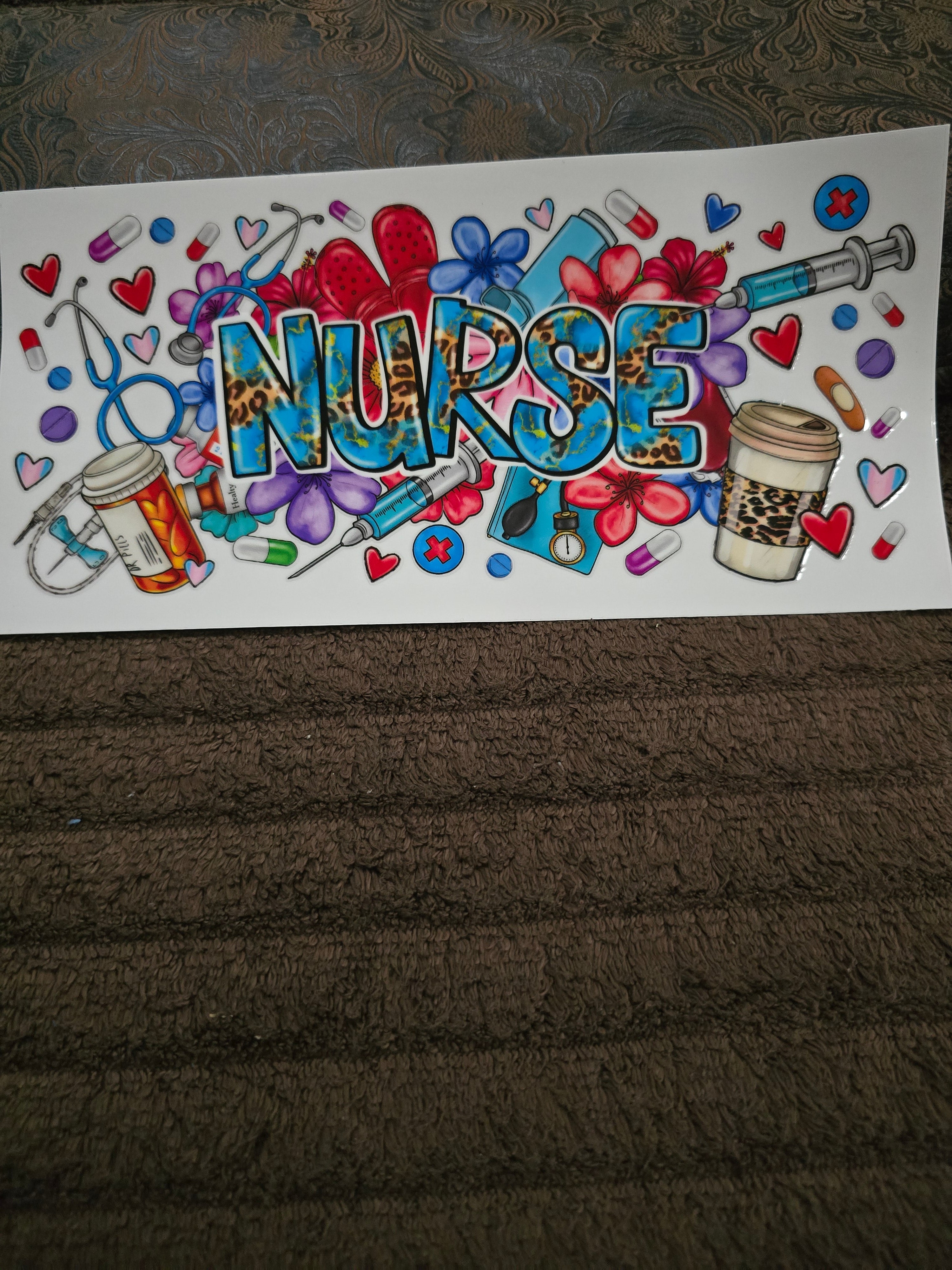#33 "Colorful Nurse" UVDTF Decal