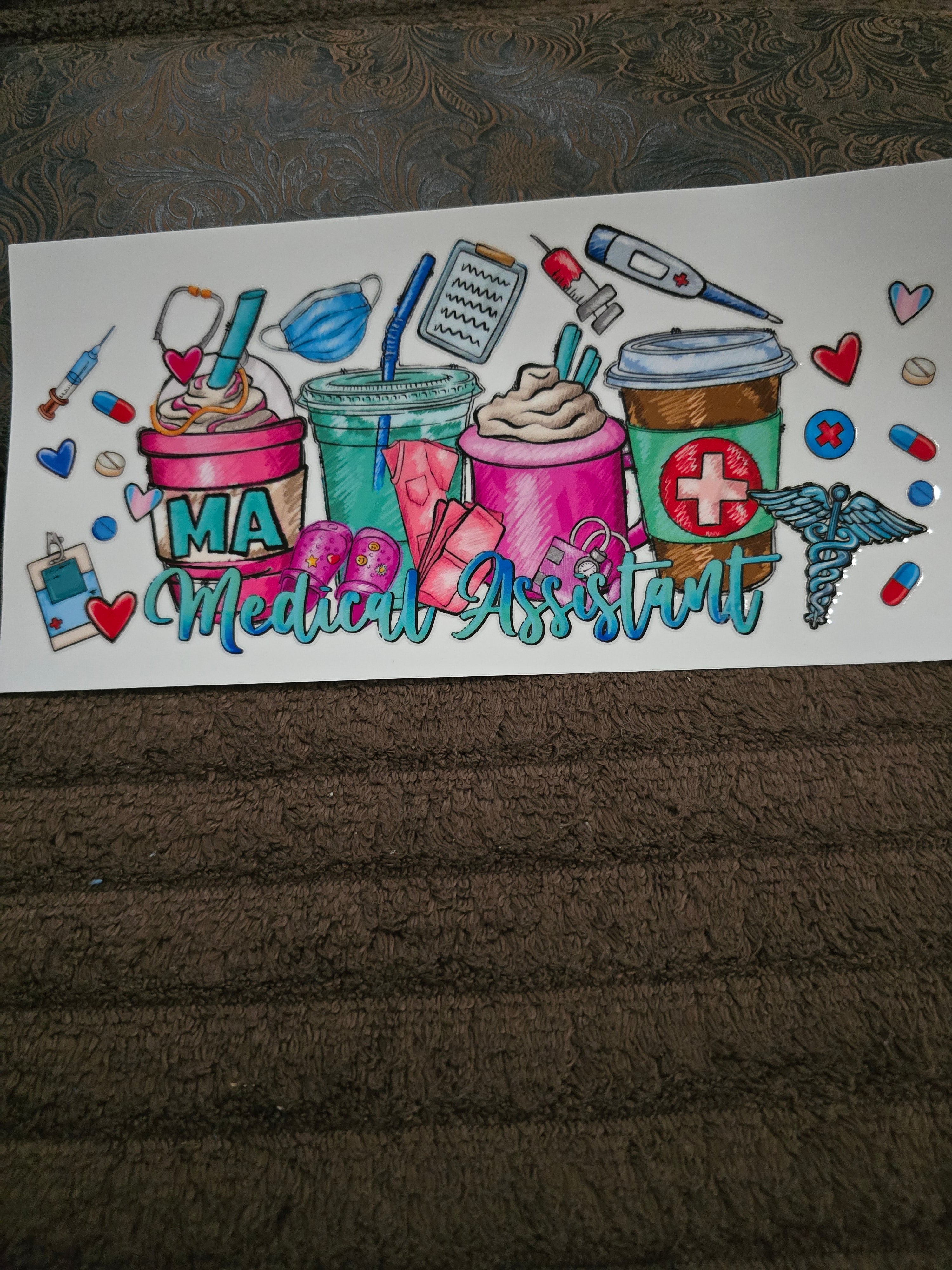 #34 "Medical Assistant" UVDTF Decal