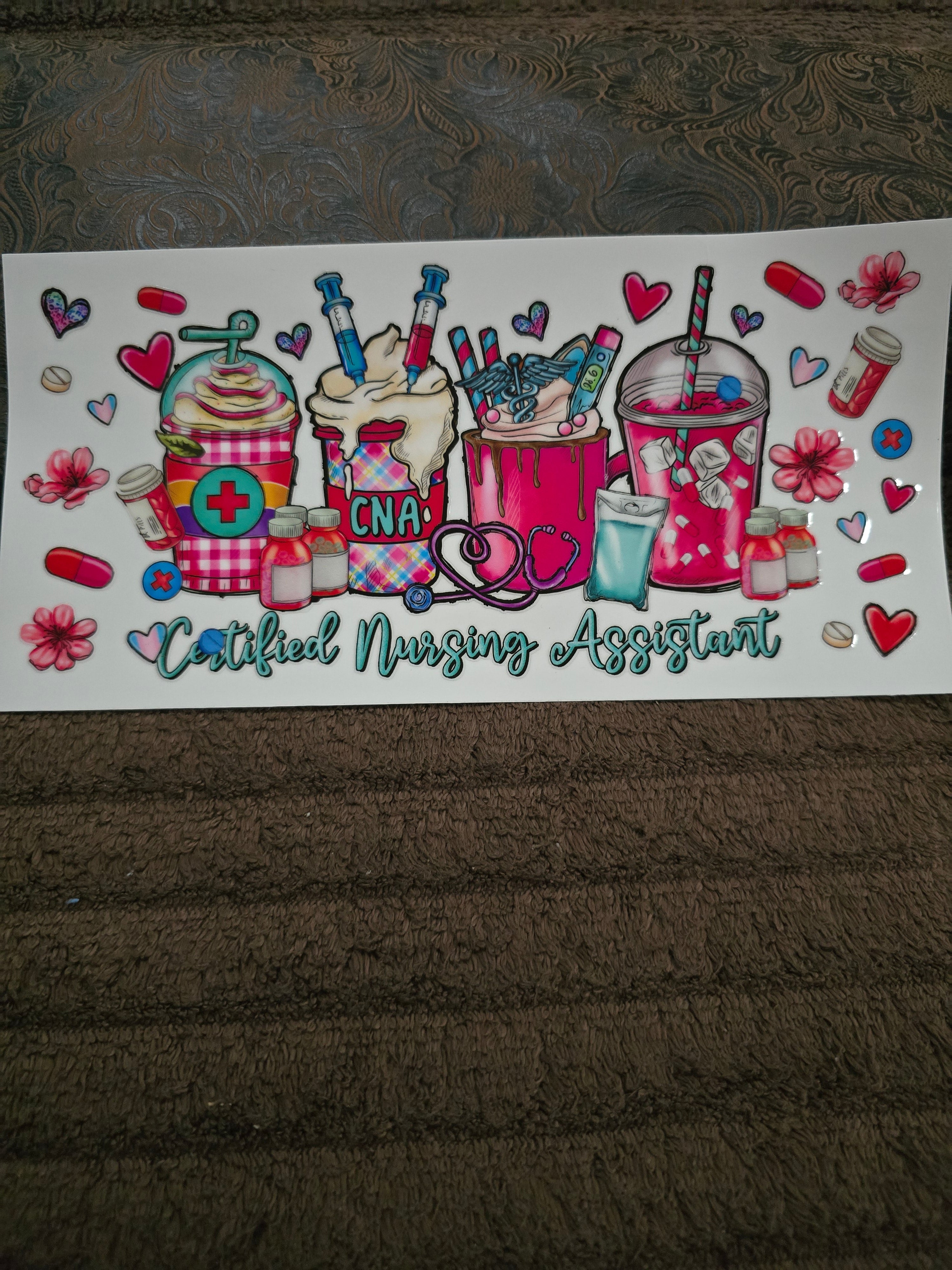 #36 "Certified Nursing Assistant" UVDTF Decal
