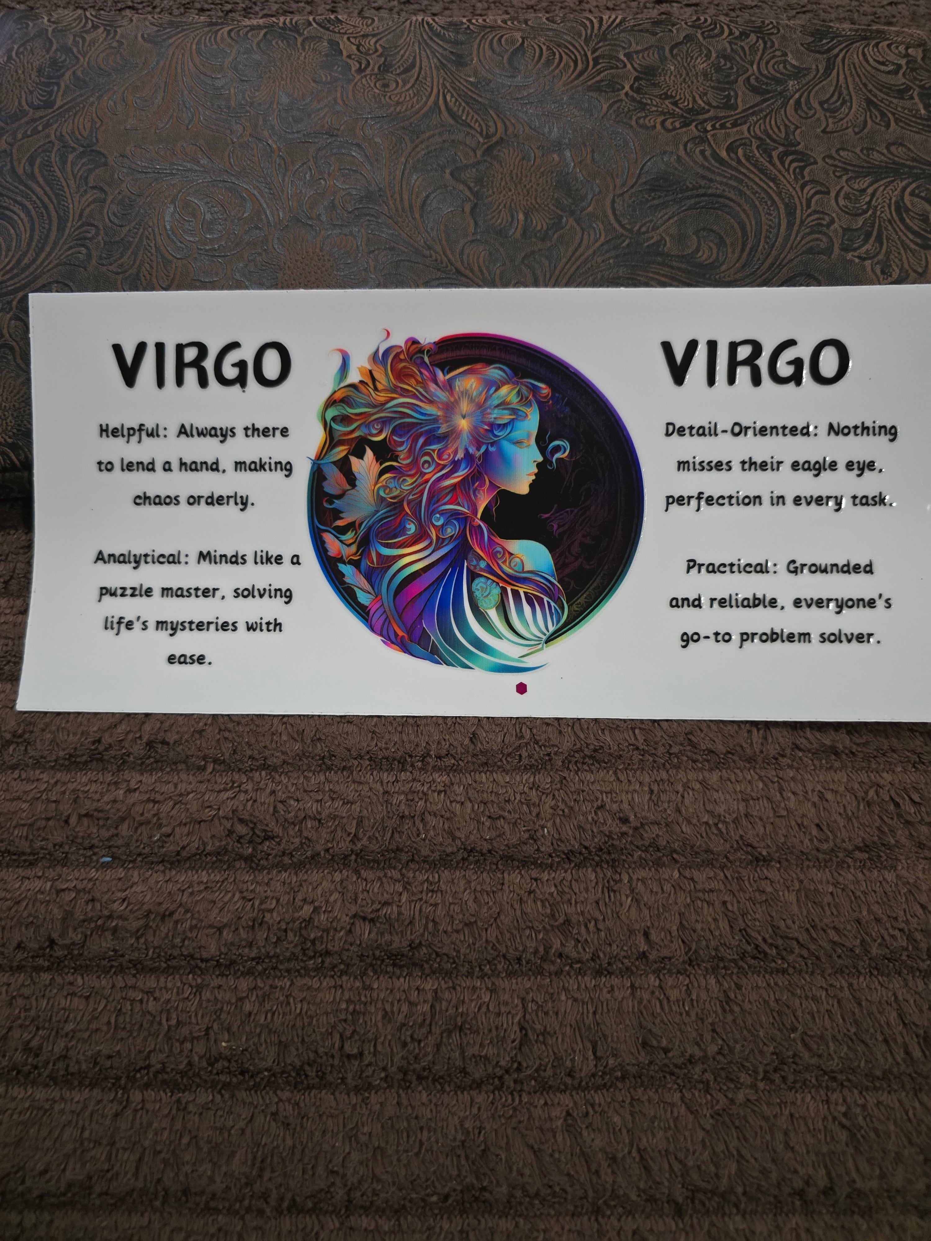 #212 "Virgo” UVDTF Decal