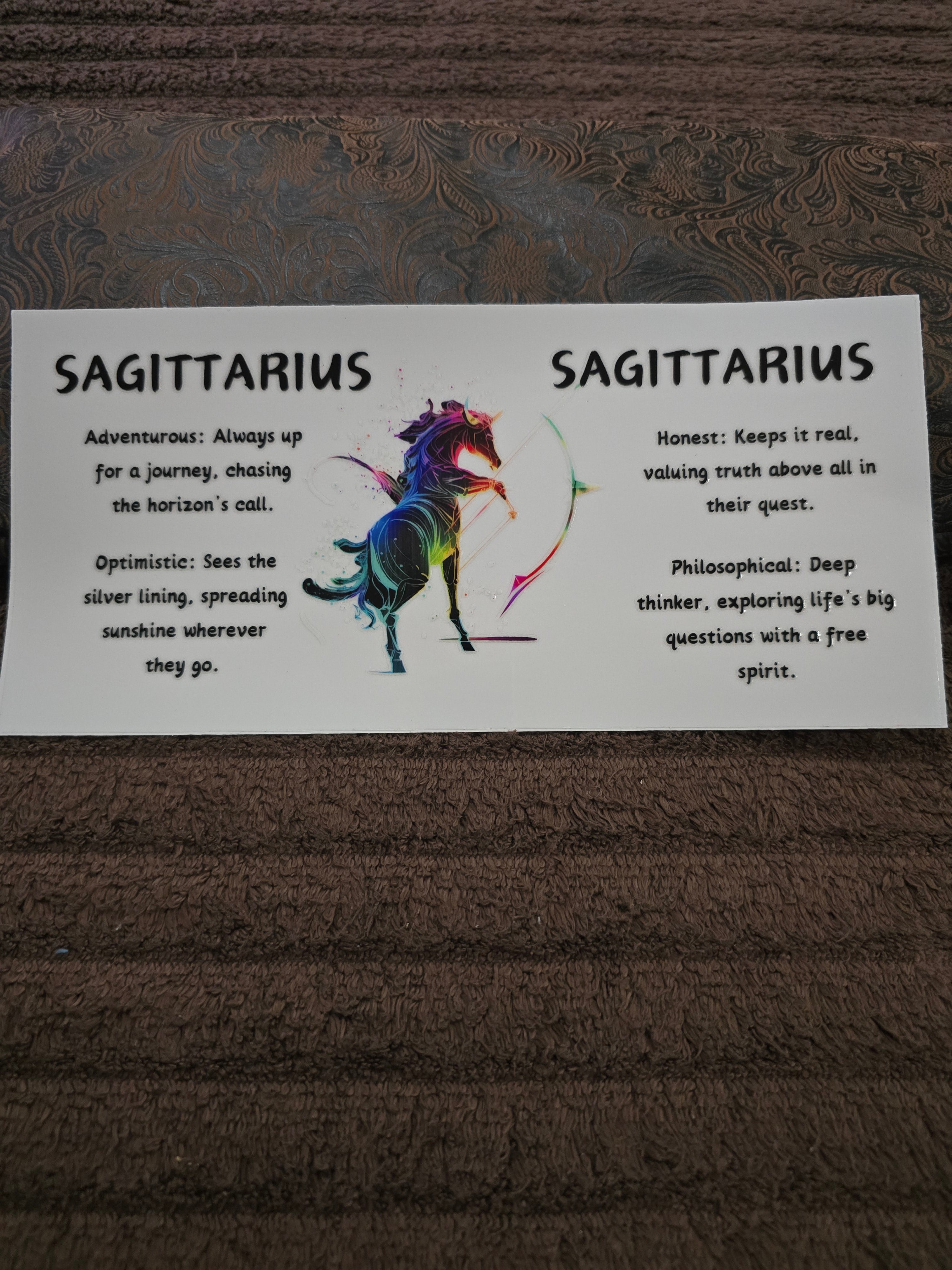 #216 "Sagittarius” UVDTF Decal