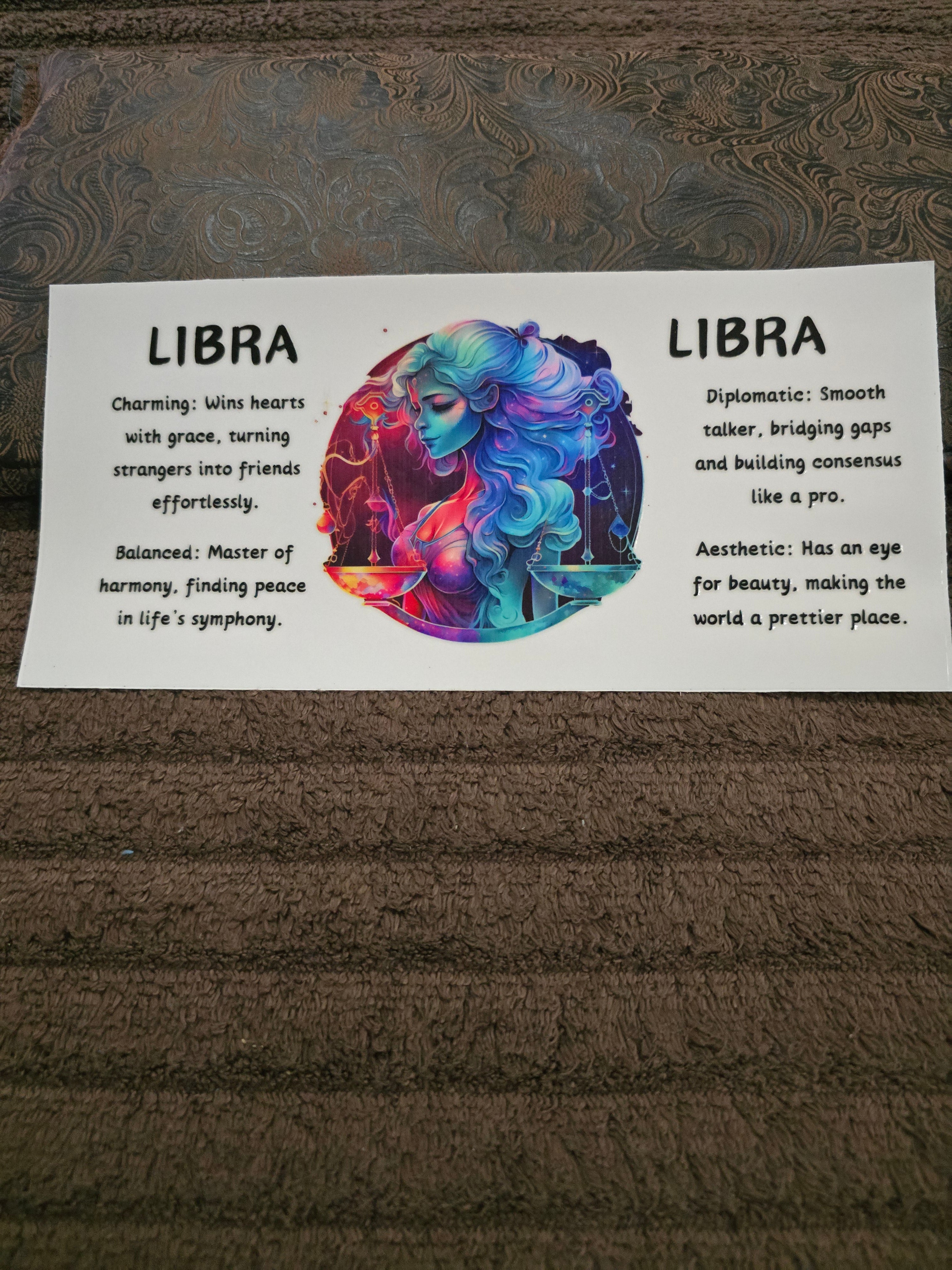 #223 "Libra” UVDTF Decal