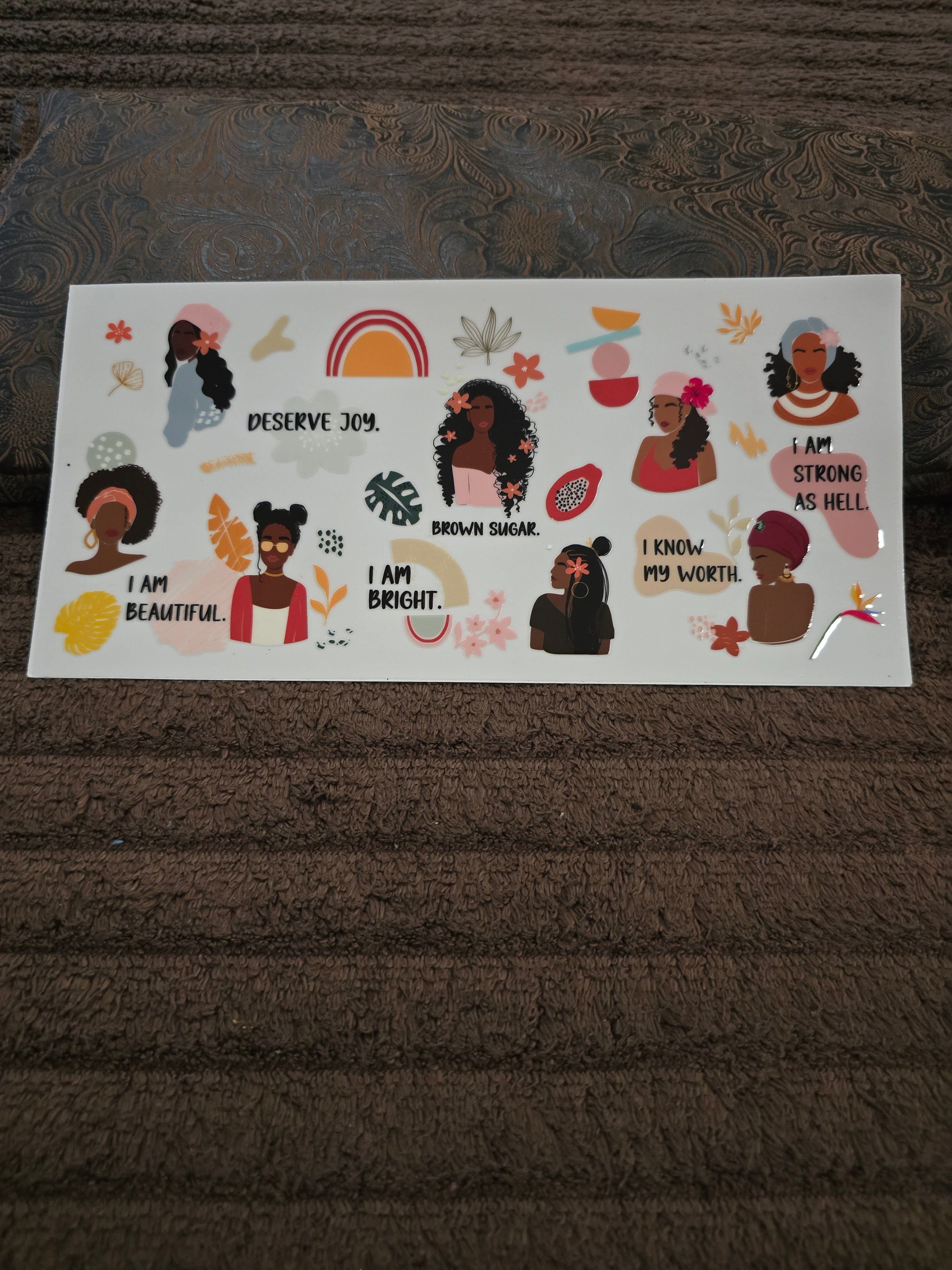 #68 "Brown Sugar" UVDTF Decal