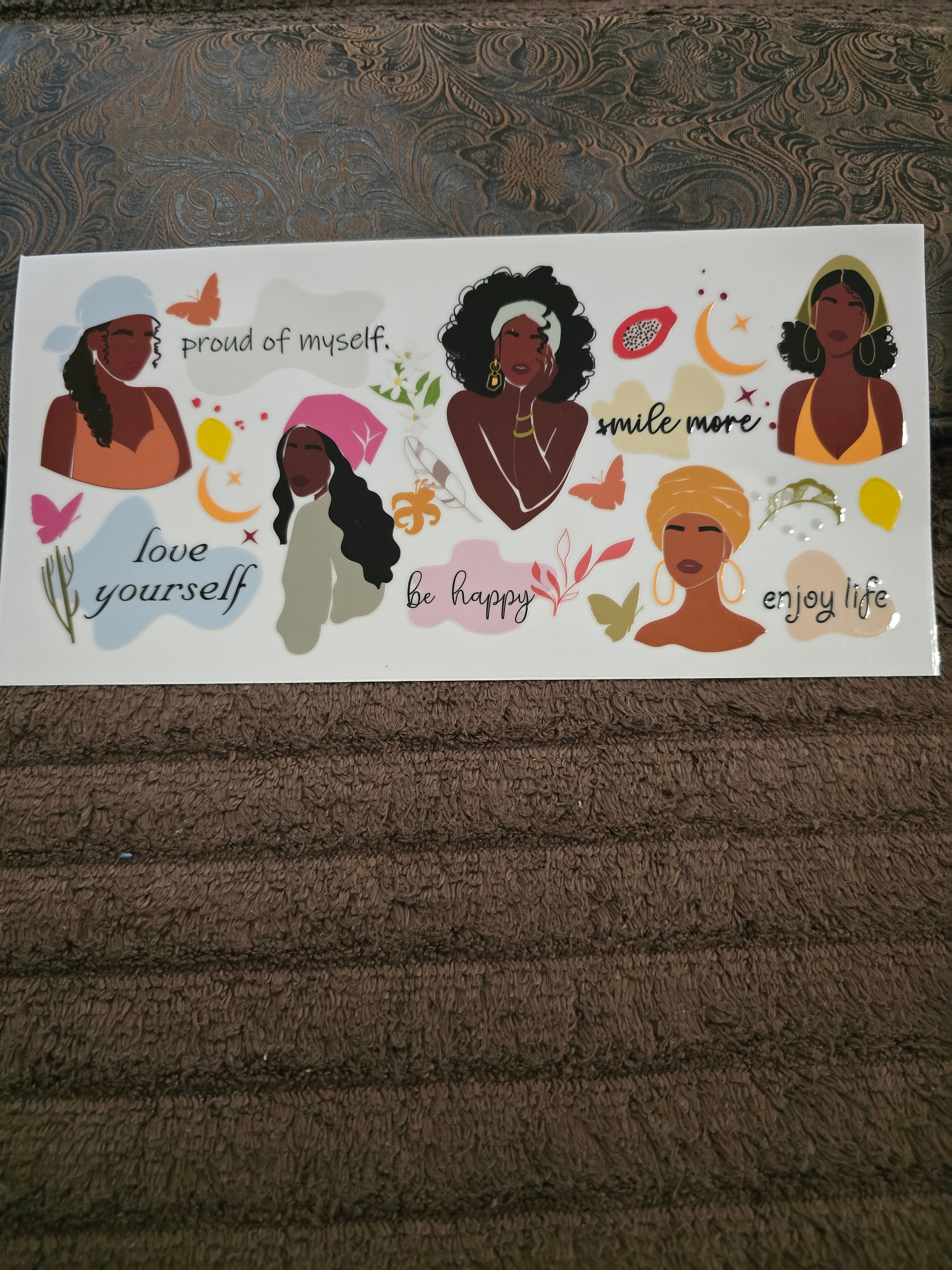 #80 "Empowered Women" UVDTF Decal