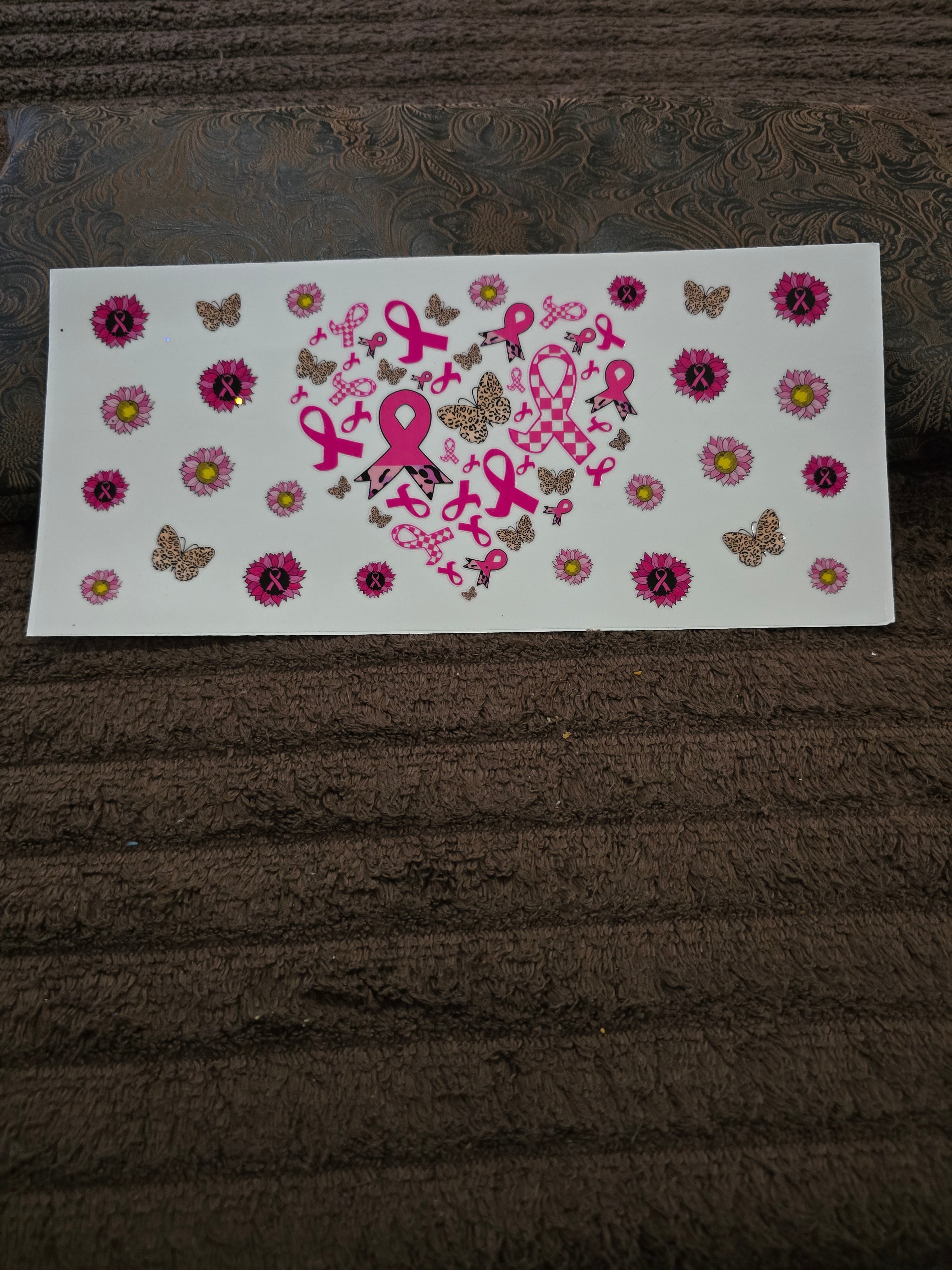 #92 "Pink Awareness" UVDTF Decal