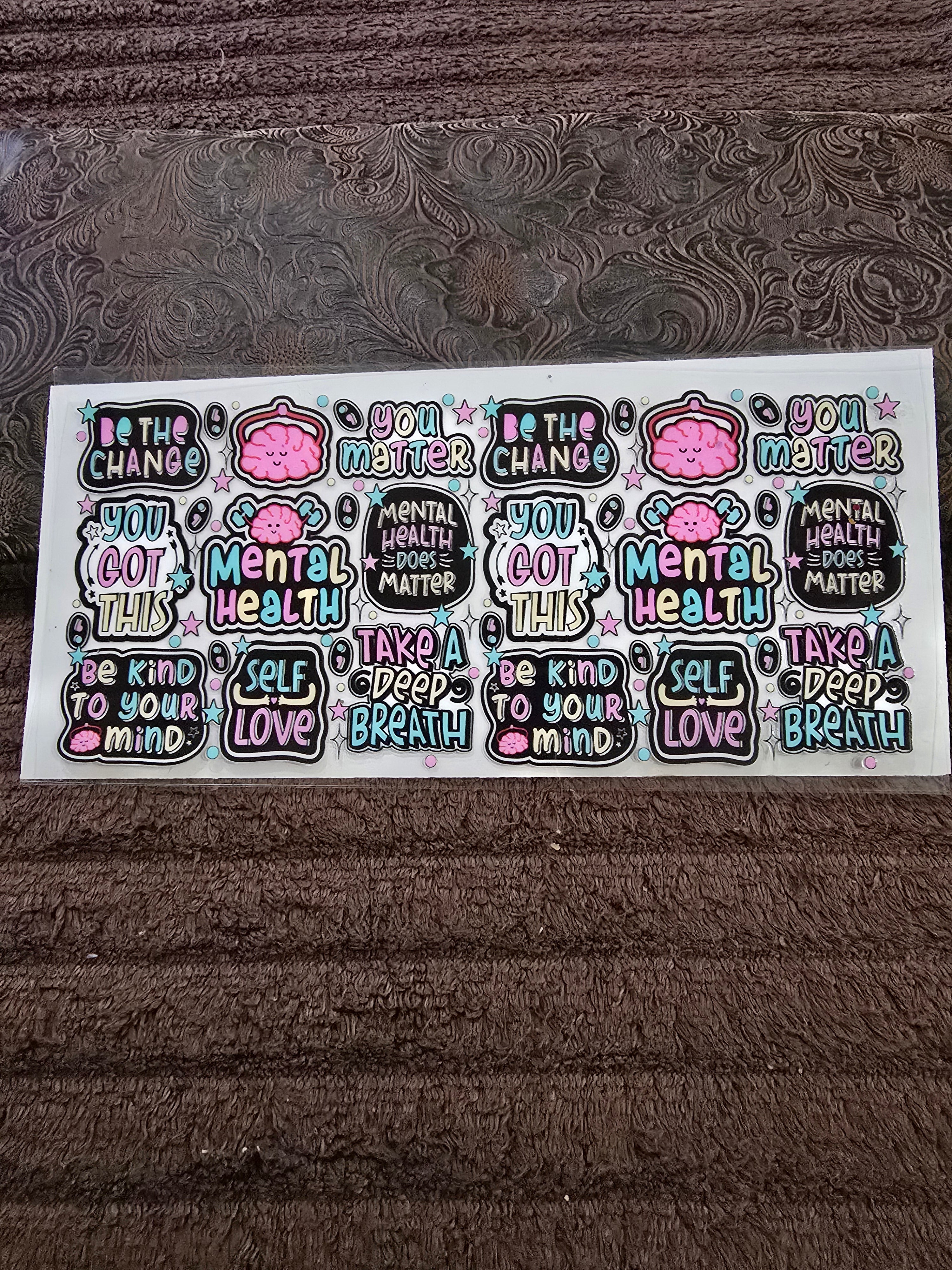 #105 "Mental Health Does Matter" UVDTF Decal