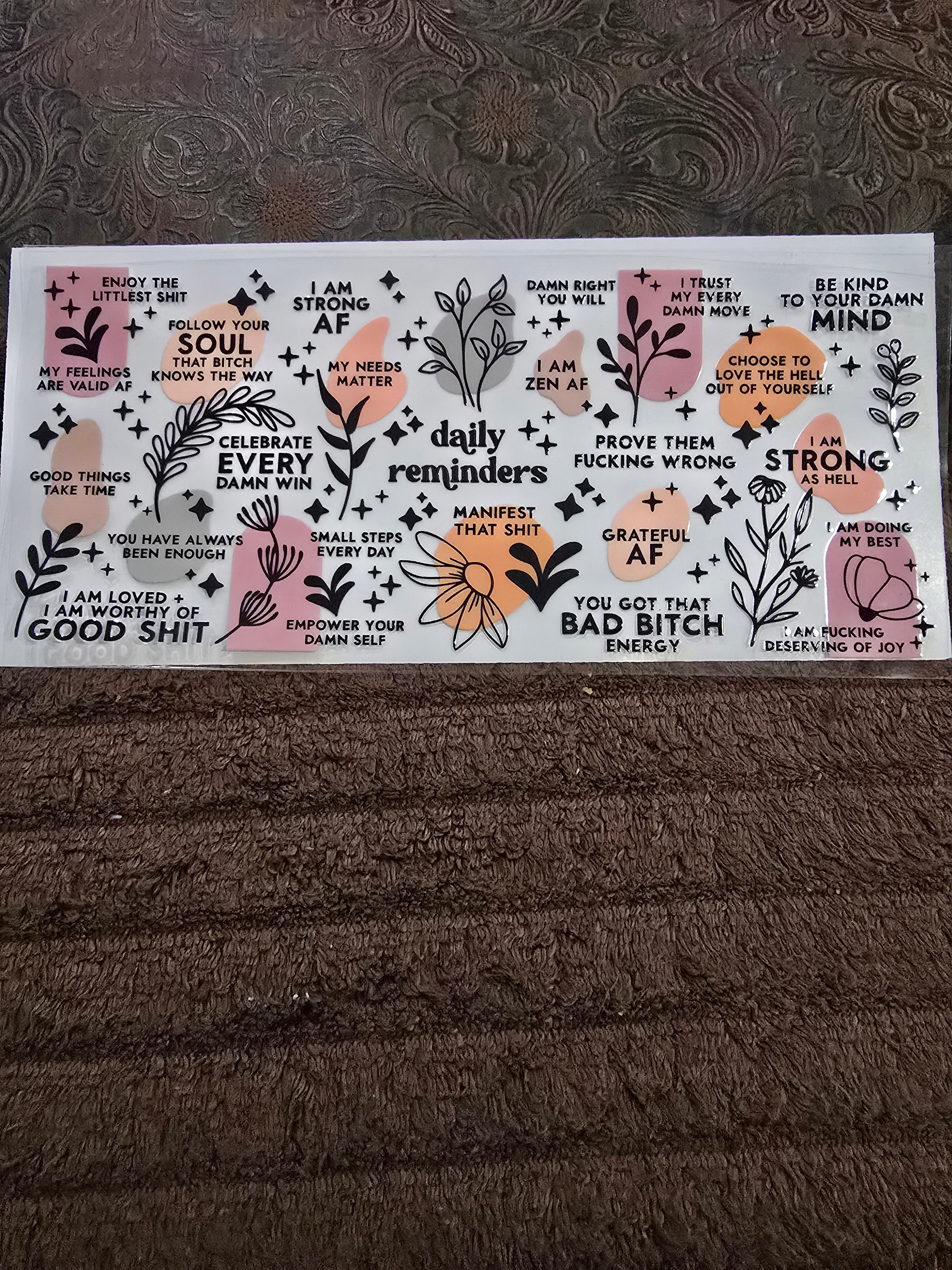 #113 "Celebrate Every Damn Win" UVDTF Decal