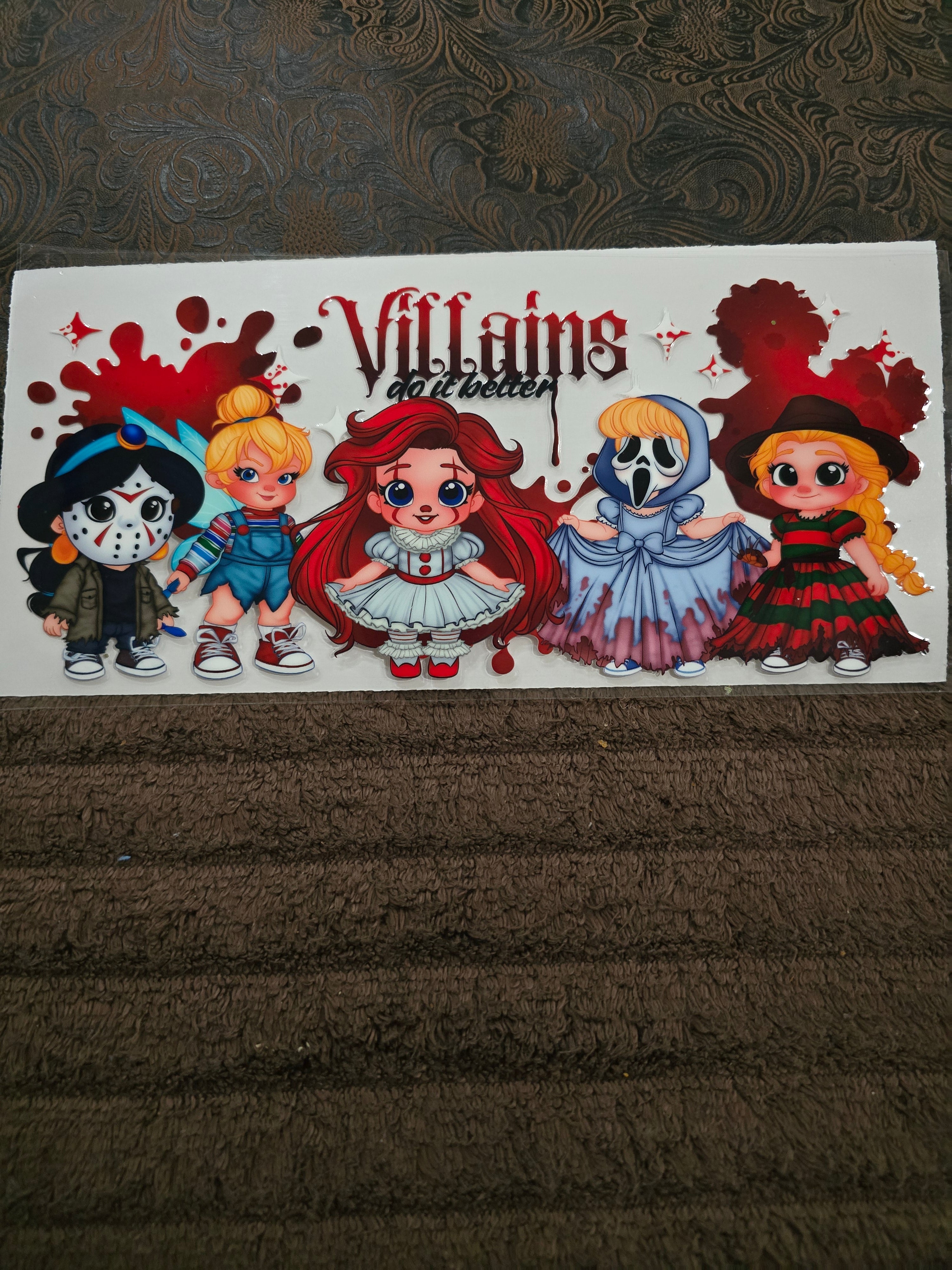 #163 "Villains Do It Better” UVDTF Decal