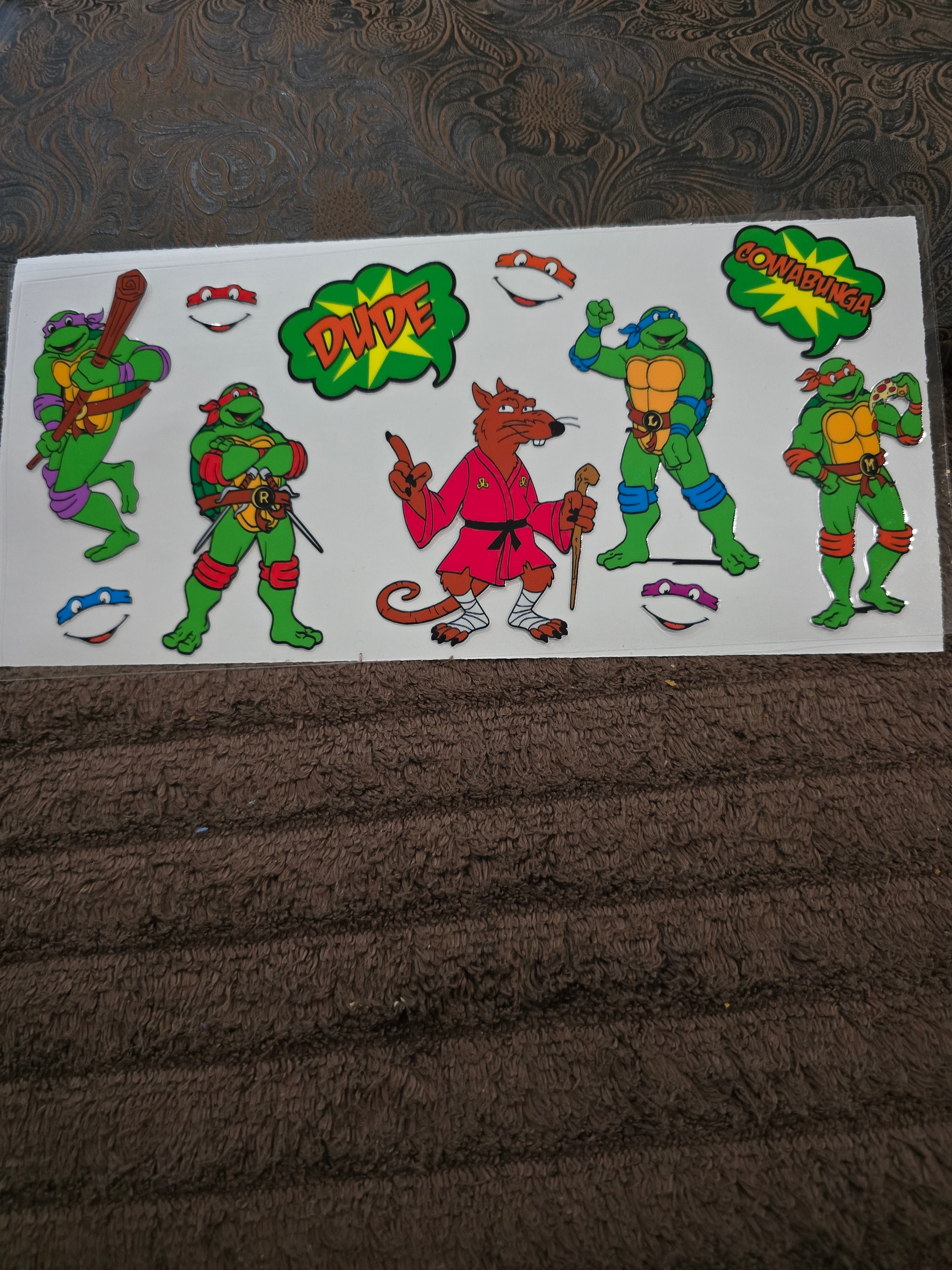 #168 “Turtle Power” UVDTF Decal