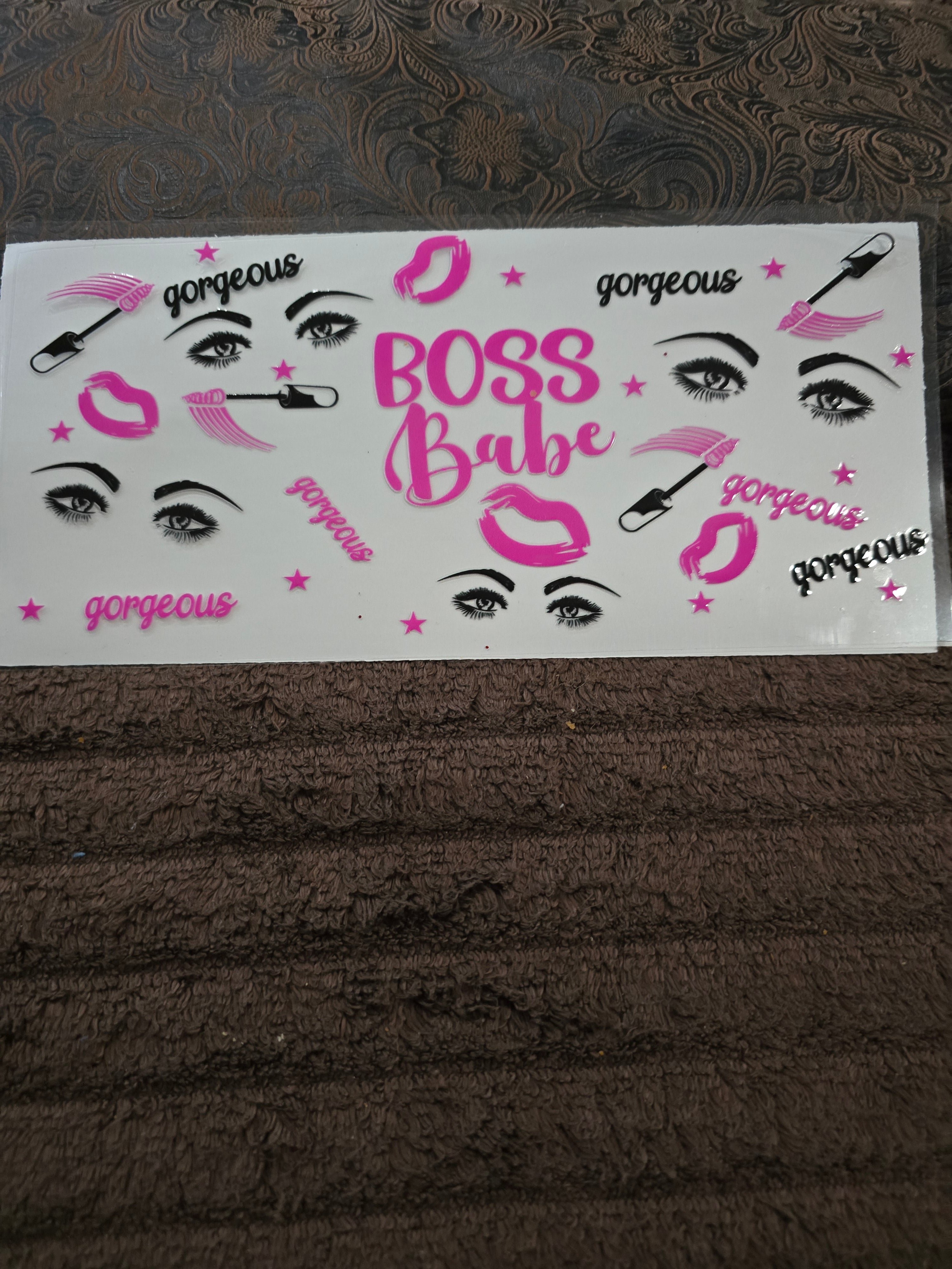 #184 "Glam” UVDTF Decal