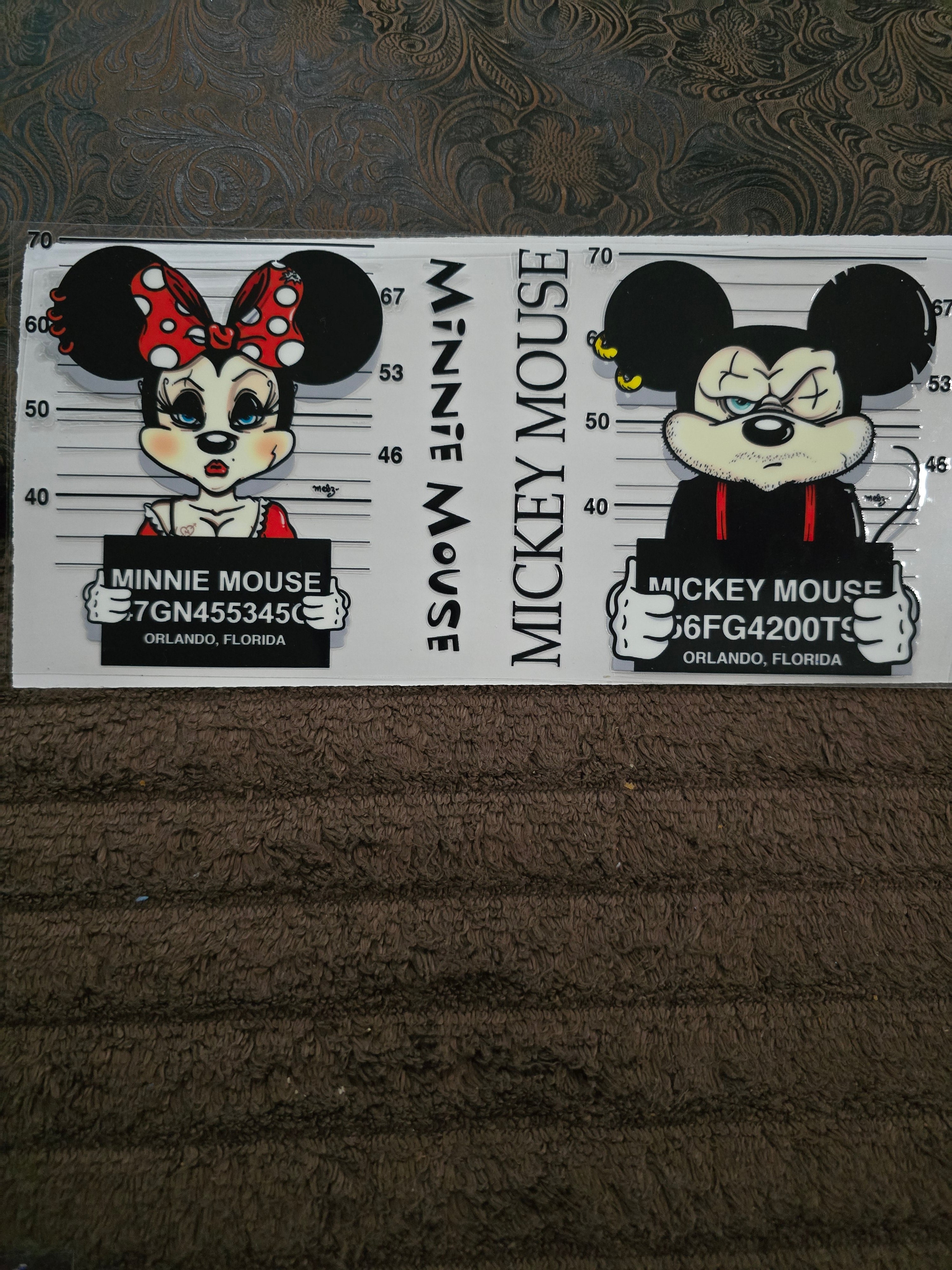 #190 "Mugshot Mice” UVDTF Decal