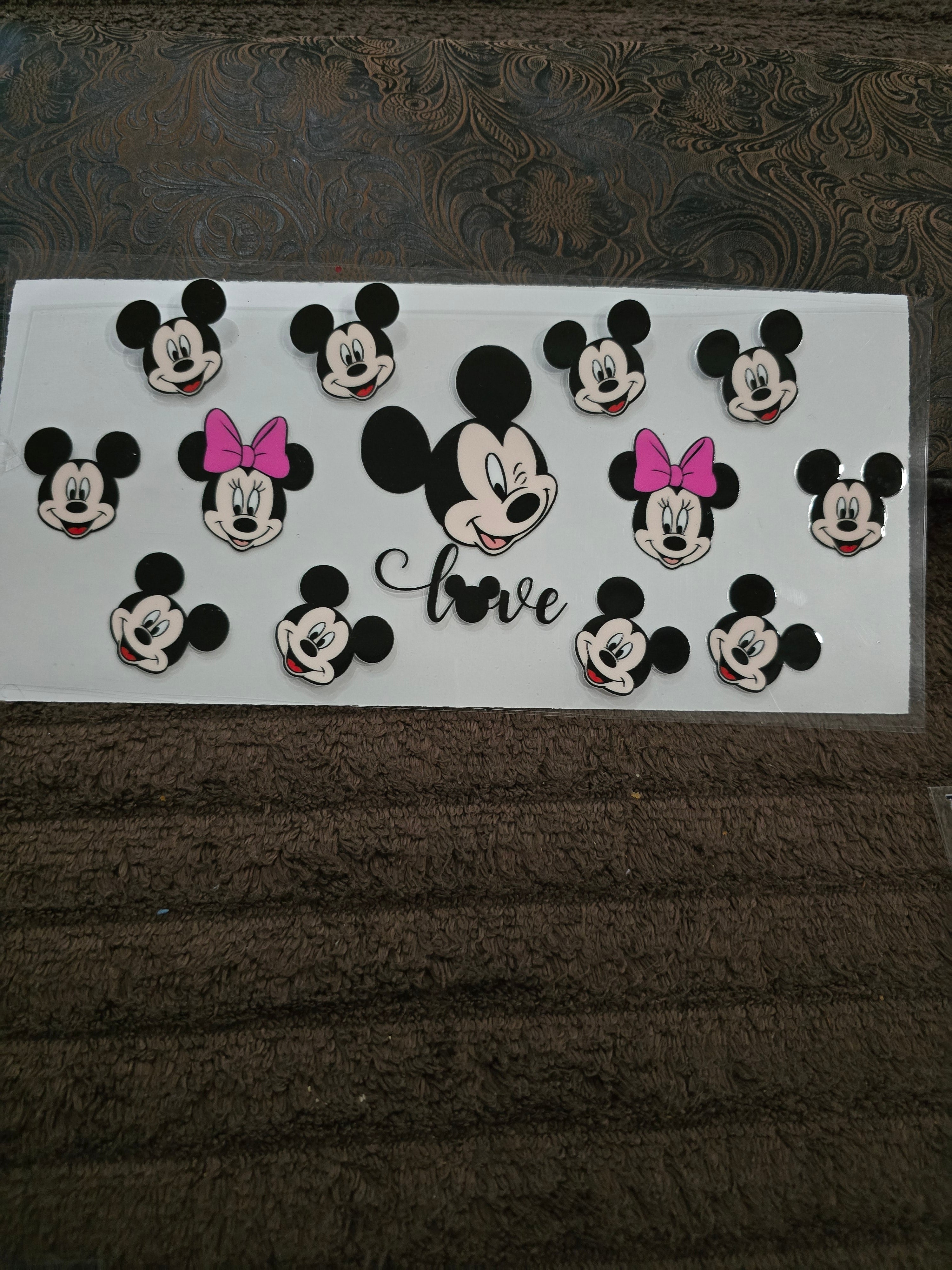 #191 "Mouse Love” UVDTF Decal