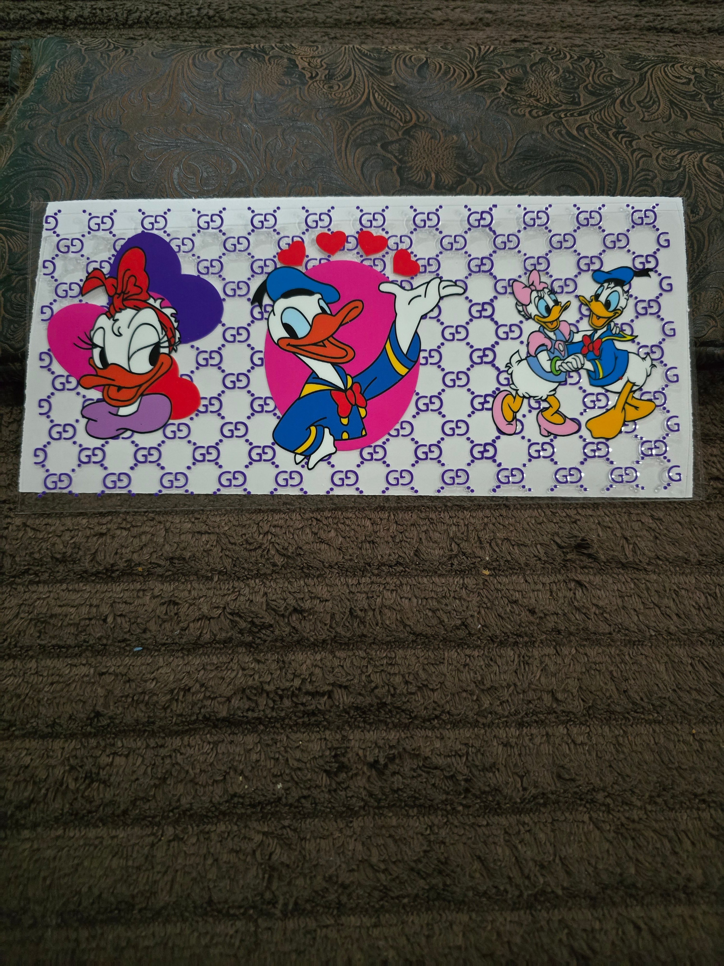 #193 "Donald & Daisy Duck Love” UVDTF Decal