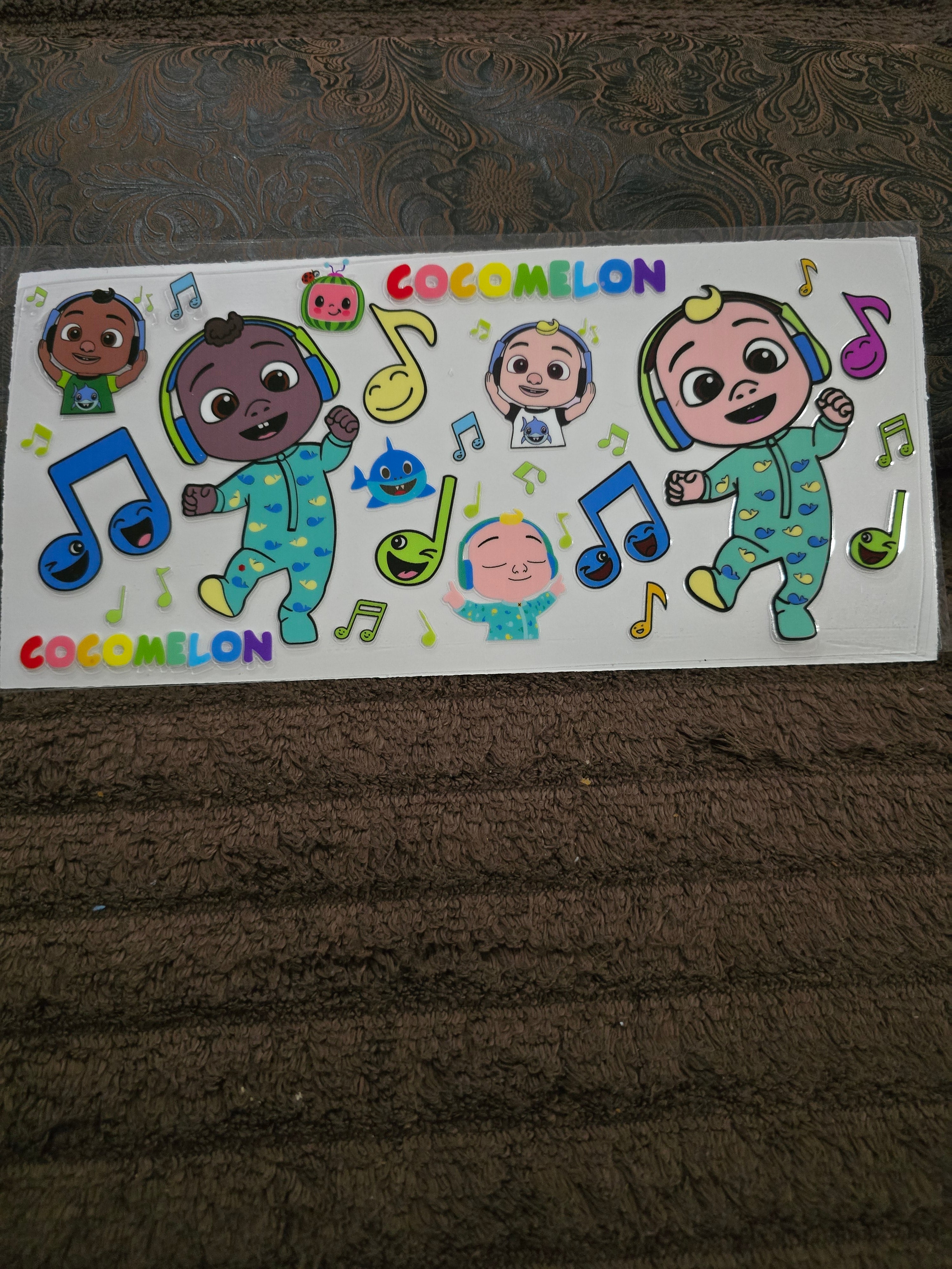#196 "Music Time” UVDTF Decal