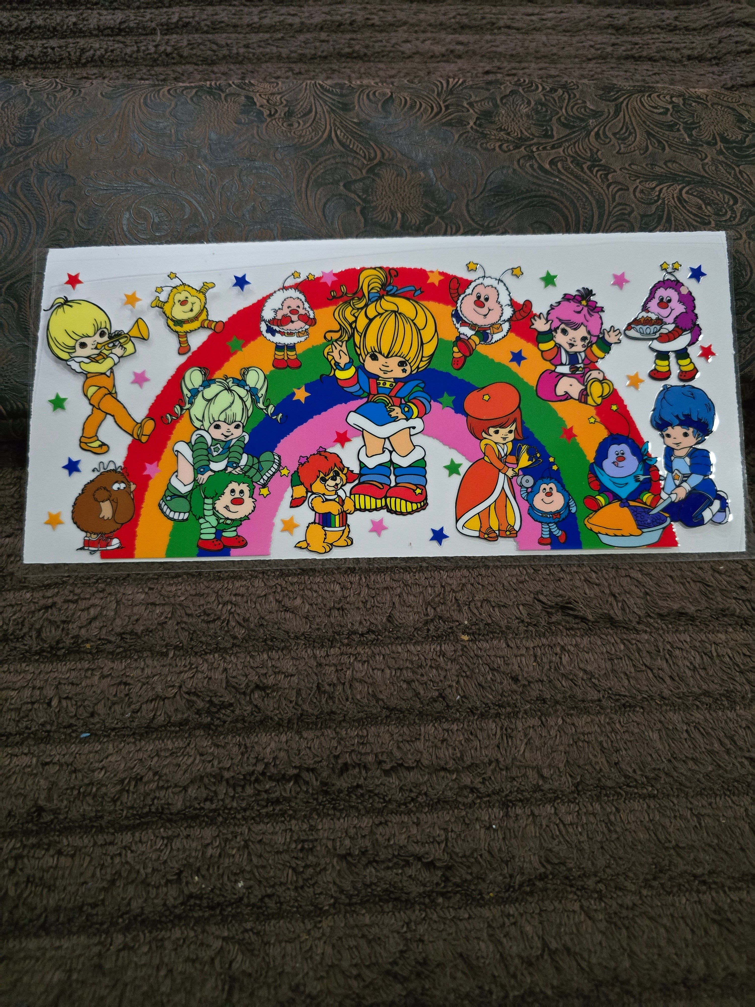 #115 "Retro Rainbow Dolls" UVDTF Decal