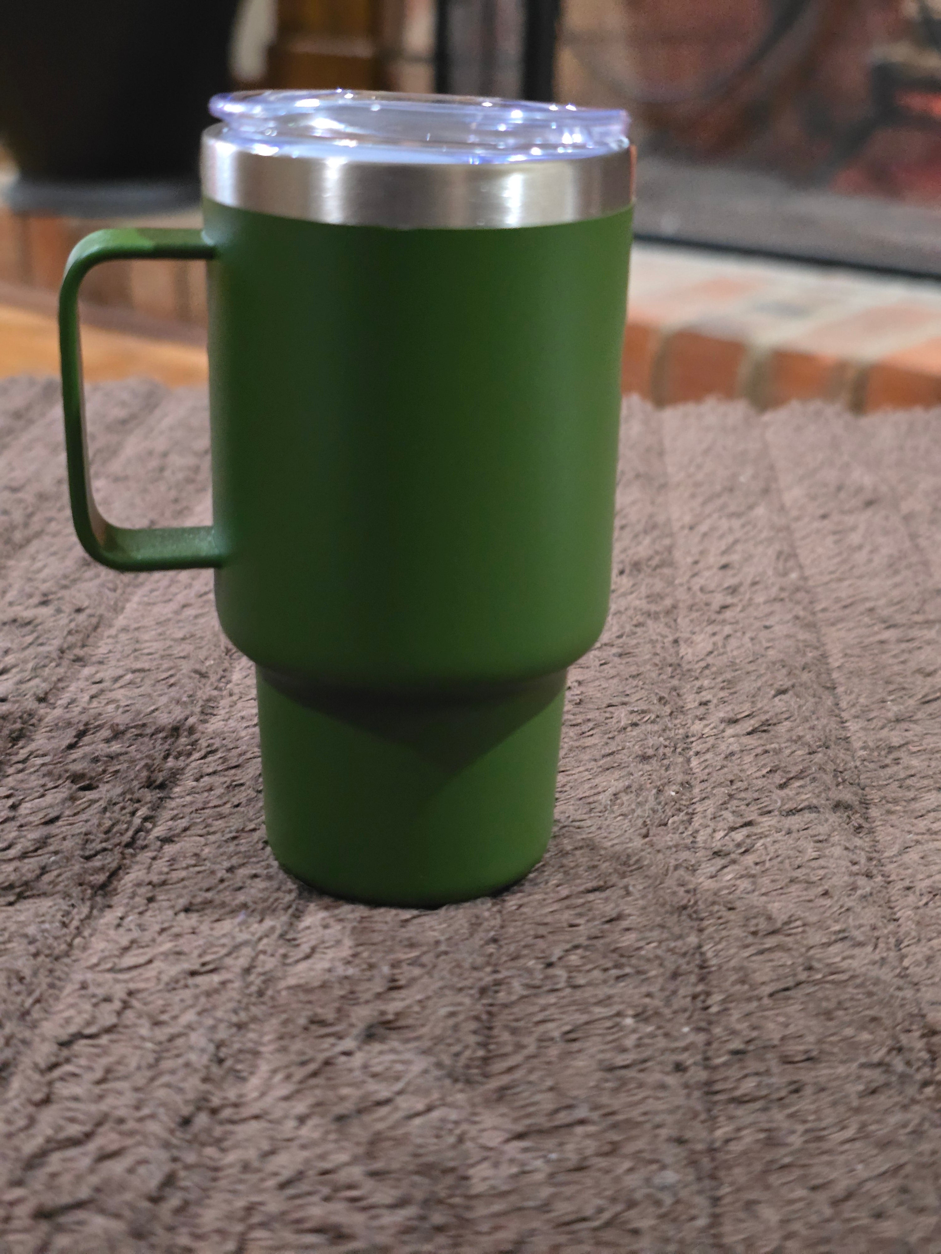 3 oz Mini Tumbler Shot Glass with handle and Metal Straw