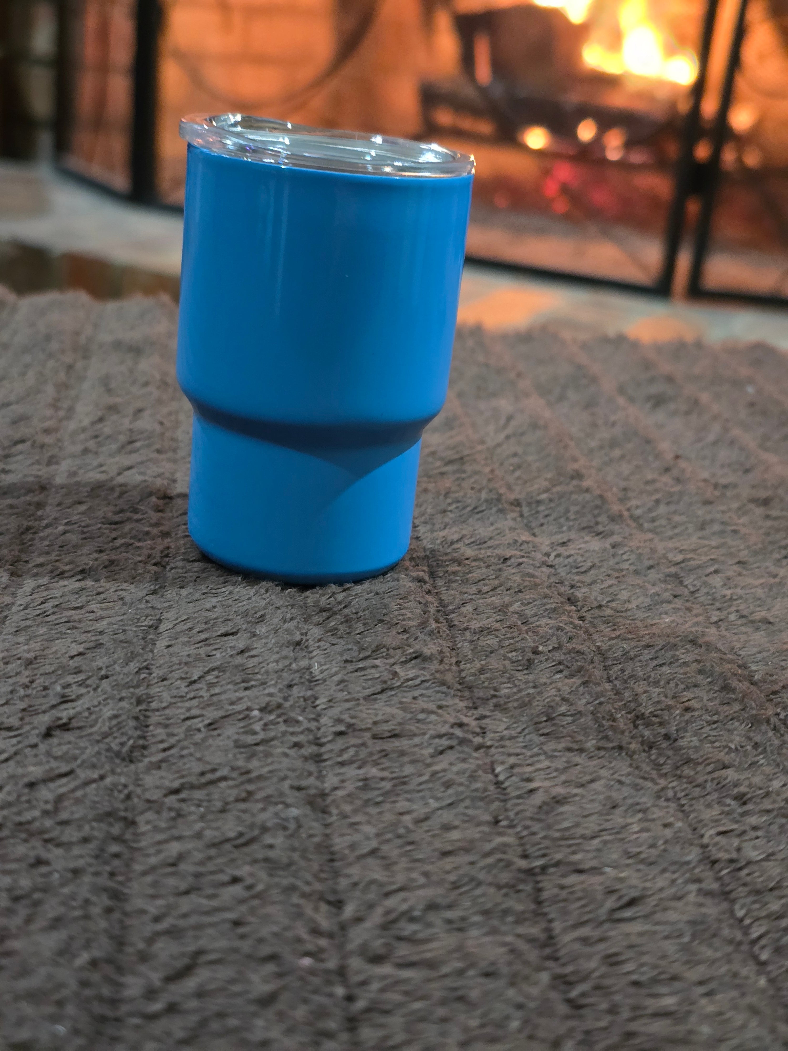 3 oz Mini Tumbler Shot Glass with Metal Straw