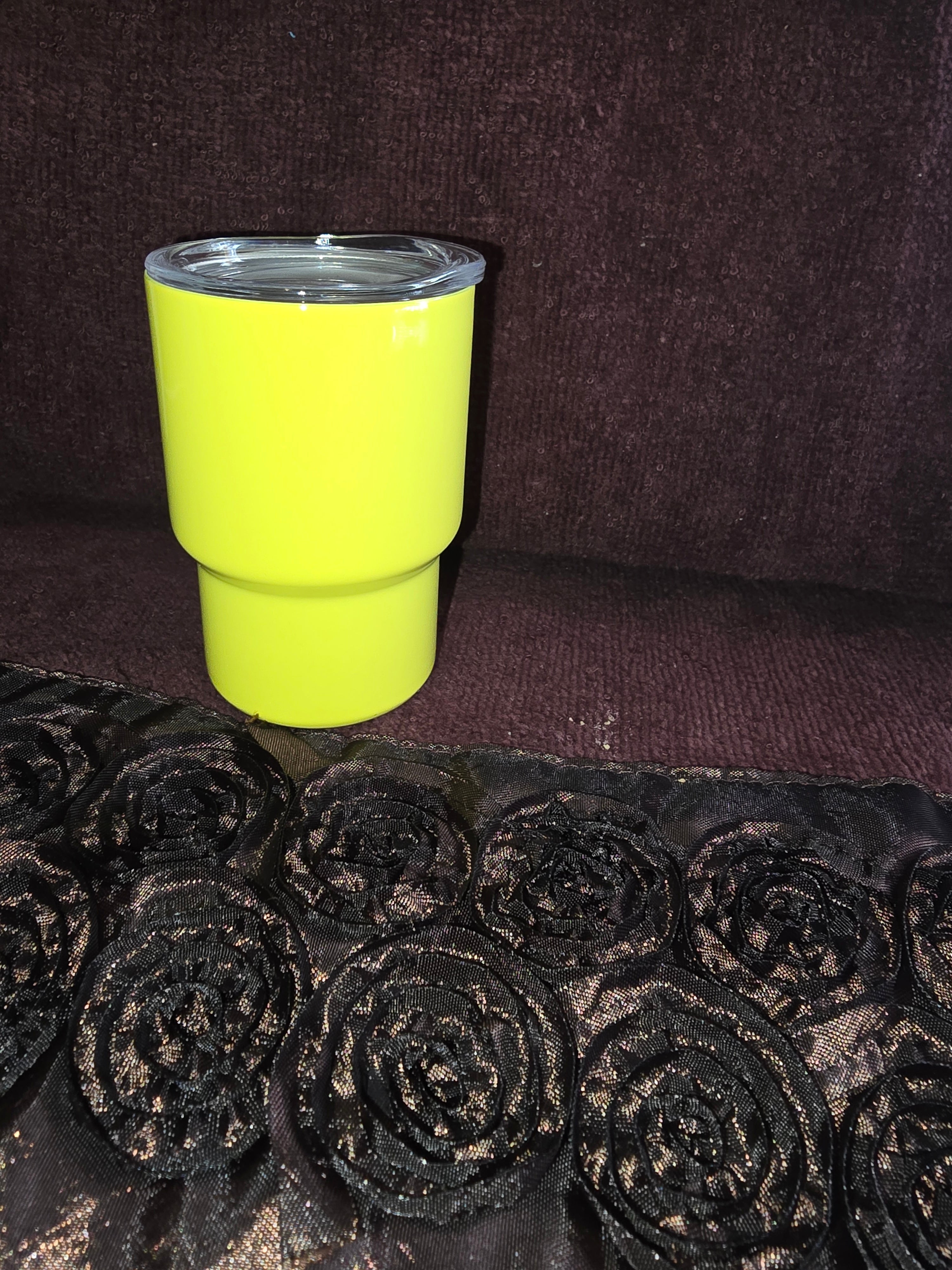 3 oz Mini Tumbler Shot Glass with Metal Straw