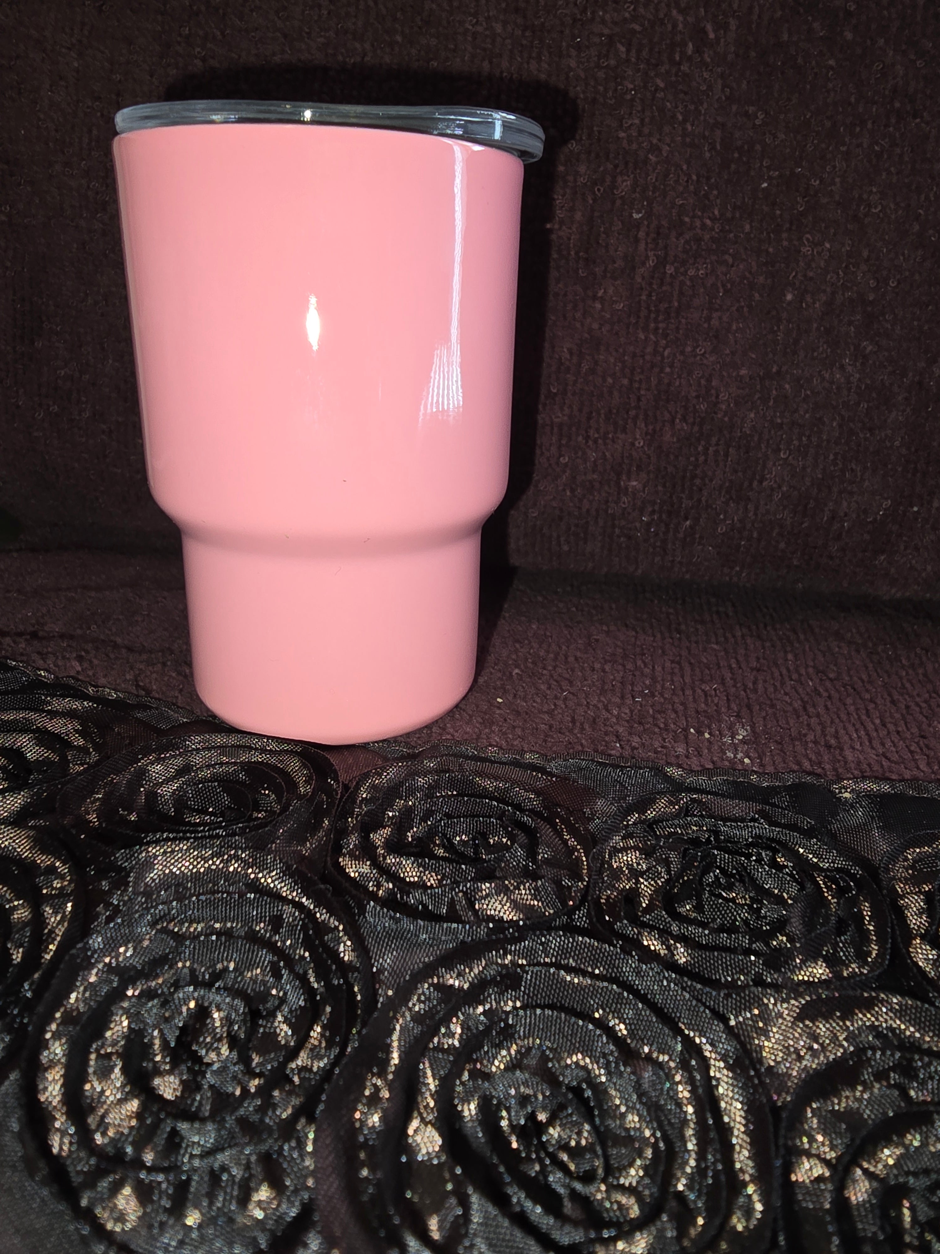 3 oz Mini Tumbler Shot Glass with Metal Straw