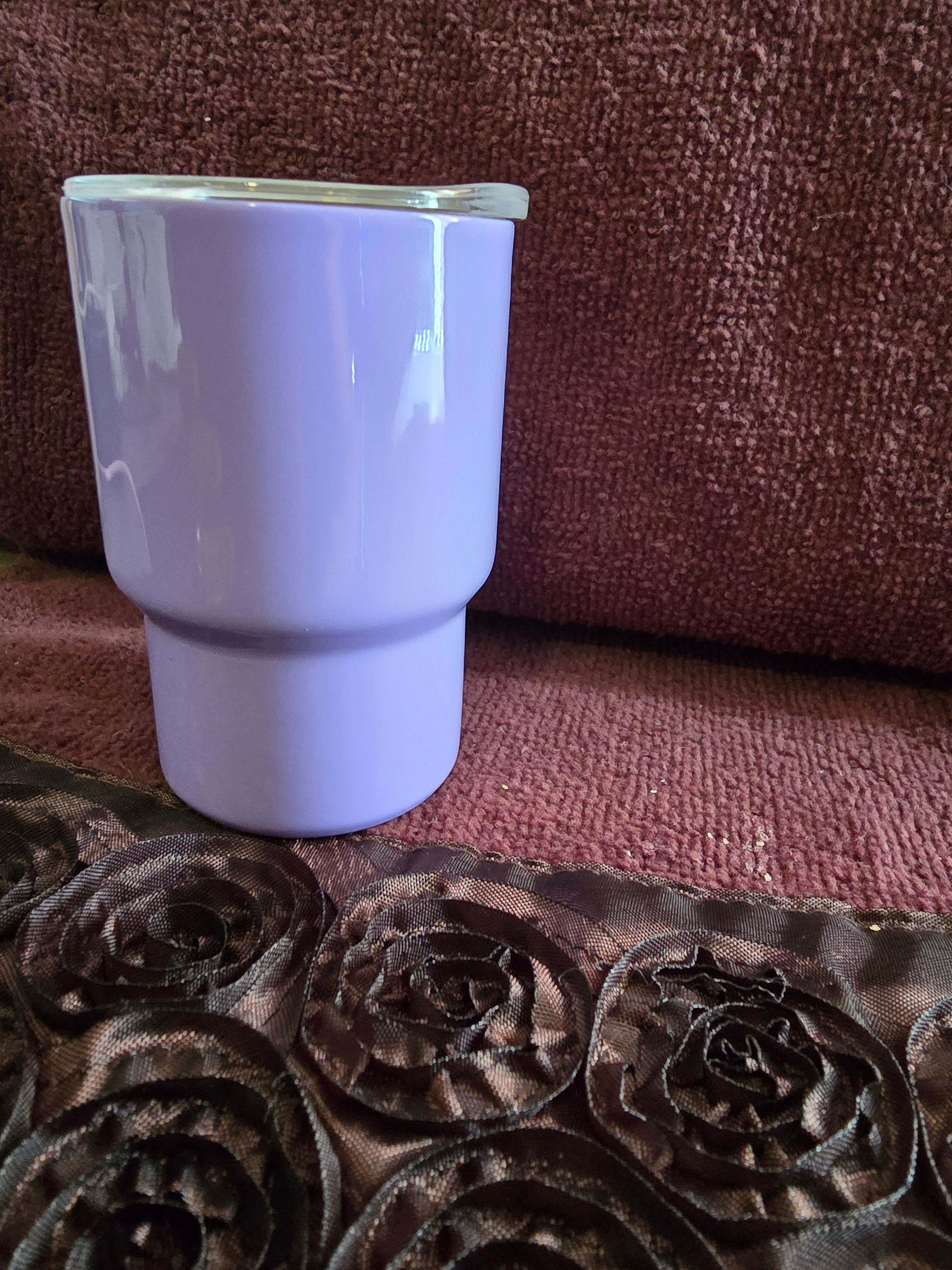 3 oz Mini Tumbler Shot Glass with Metal Straw