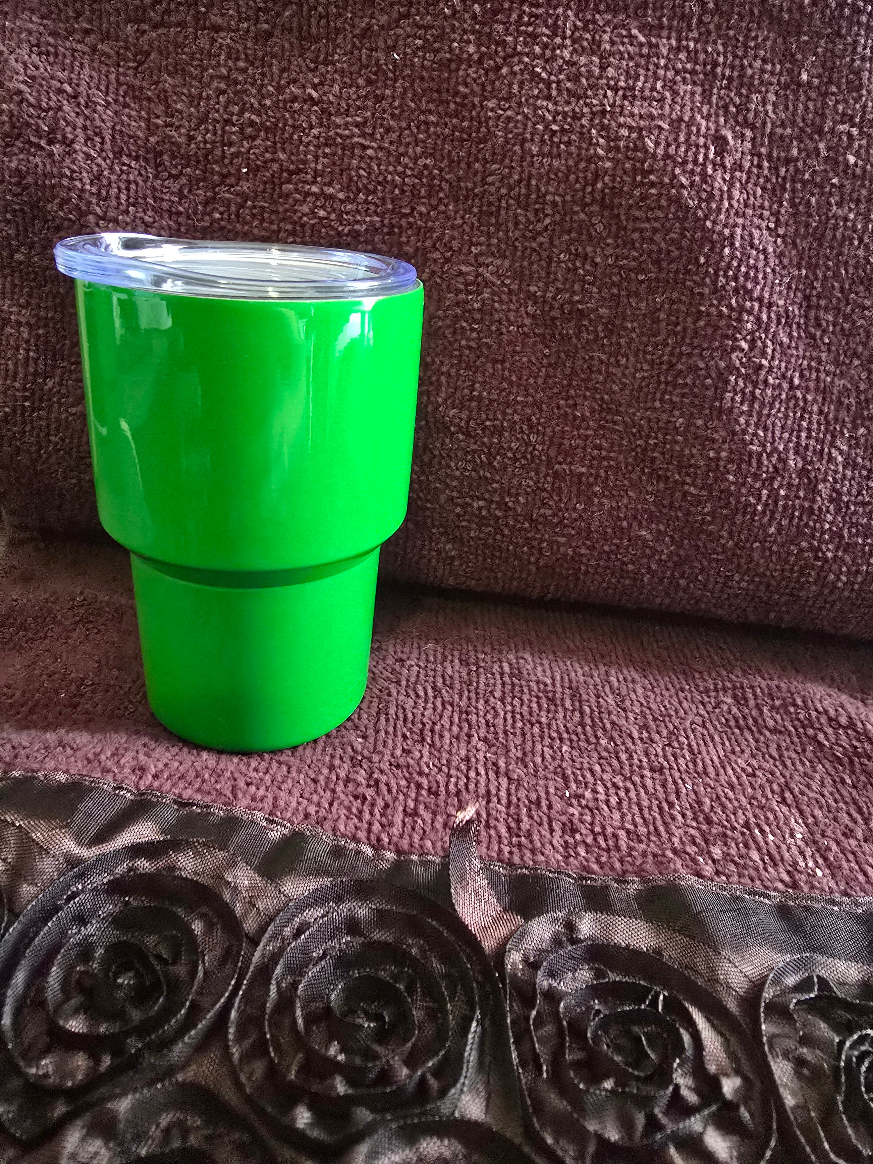 3 oz Mini Tumbler Shot Glass with Metal Straw