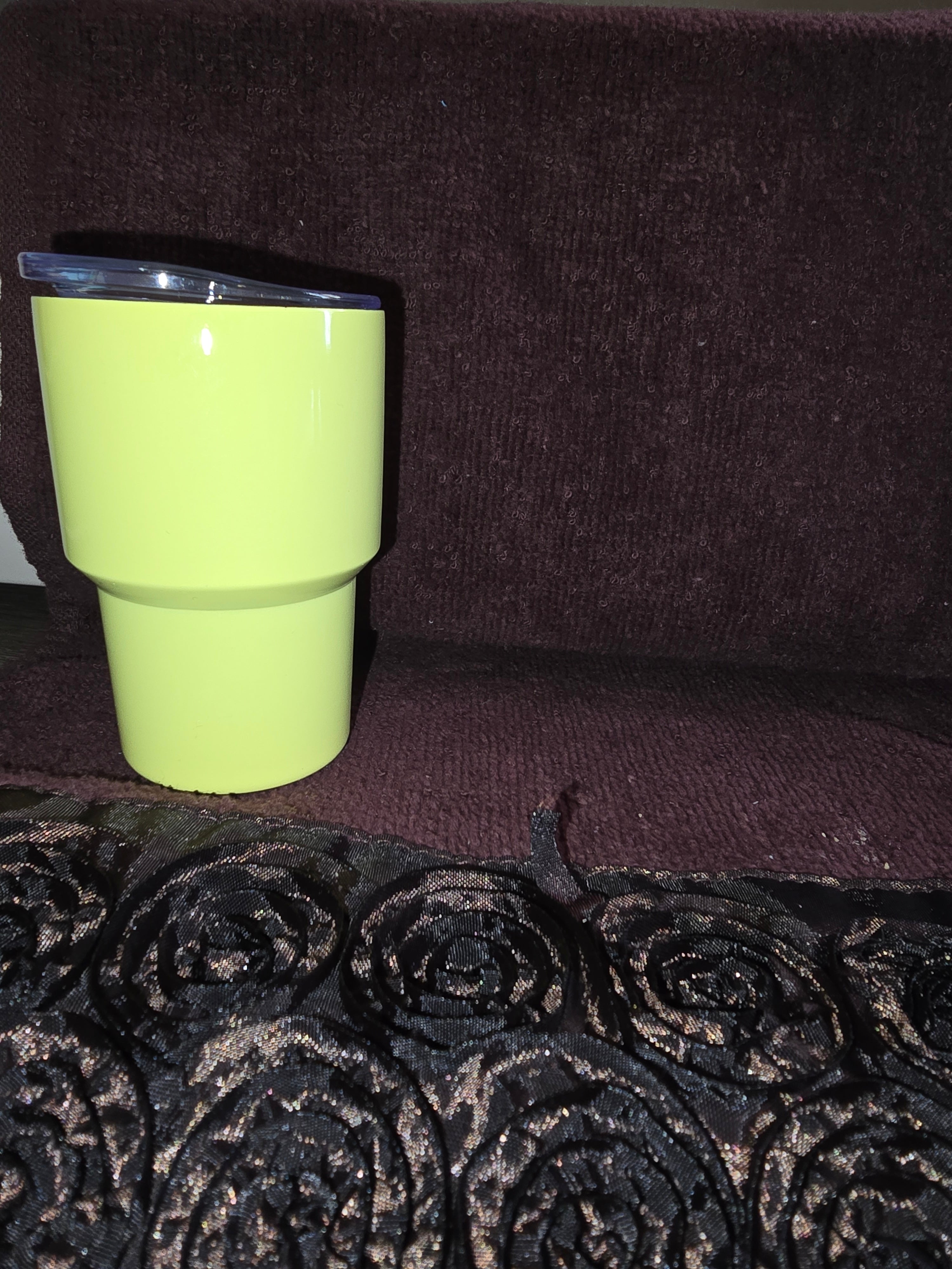 3 oz Mini Tumbler Shot Glass with Metal Straw