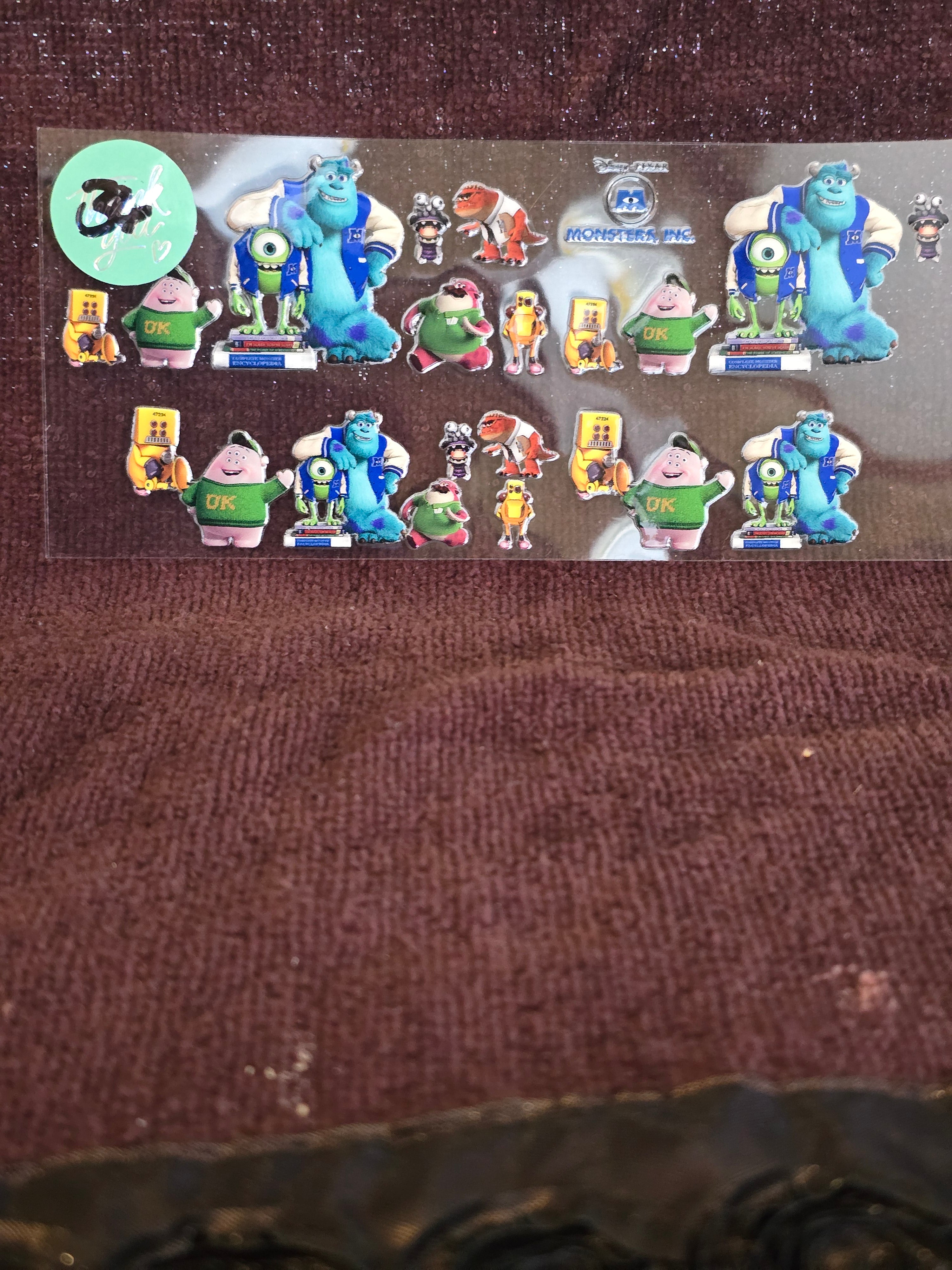 #36 Monsters University Friends – 3oz Mini Tumbler Decal