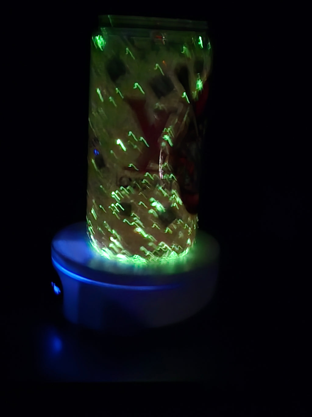 16oz Acrylic Glow in The Dark "Things are Strange" Snow Globe Tumbler