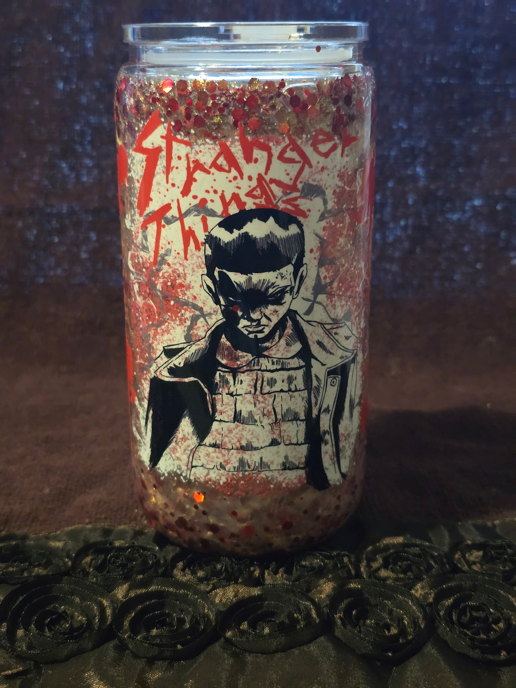 16oz Snow Globe Tumbler – “Upside Down” Design