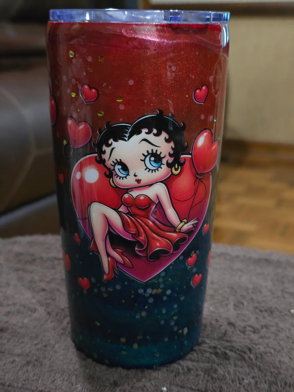 20oz Stainless Steel Betty Boop Epoxy Tumbler