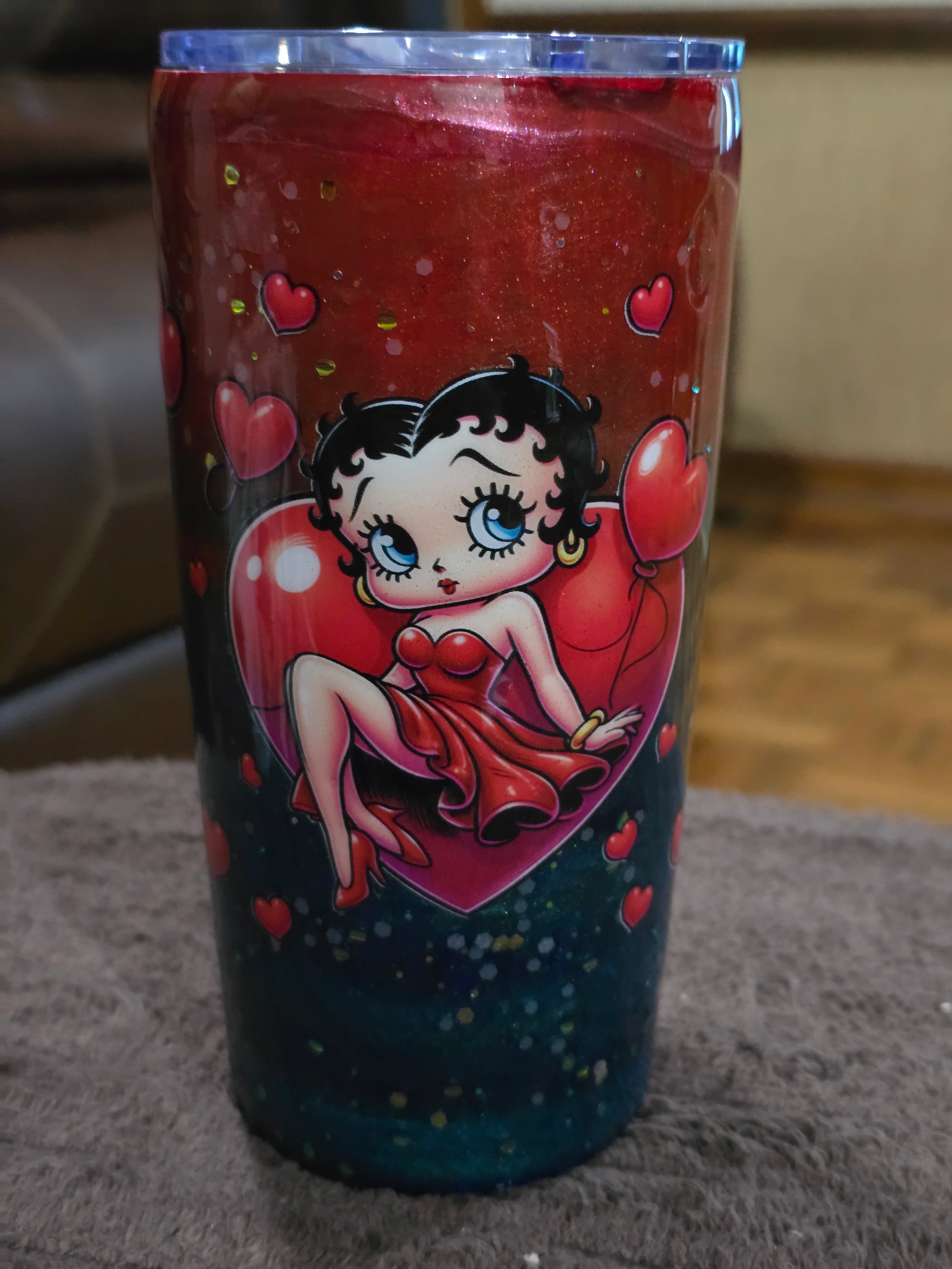 20oz Stainless Steel Betty Boop Epoxy Tumbler